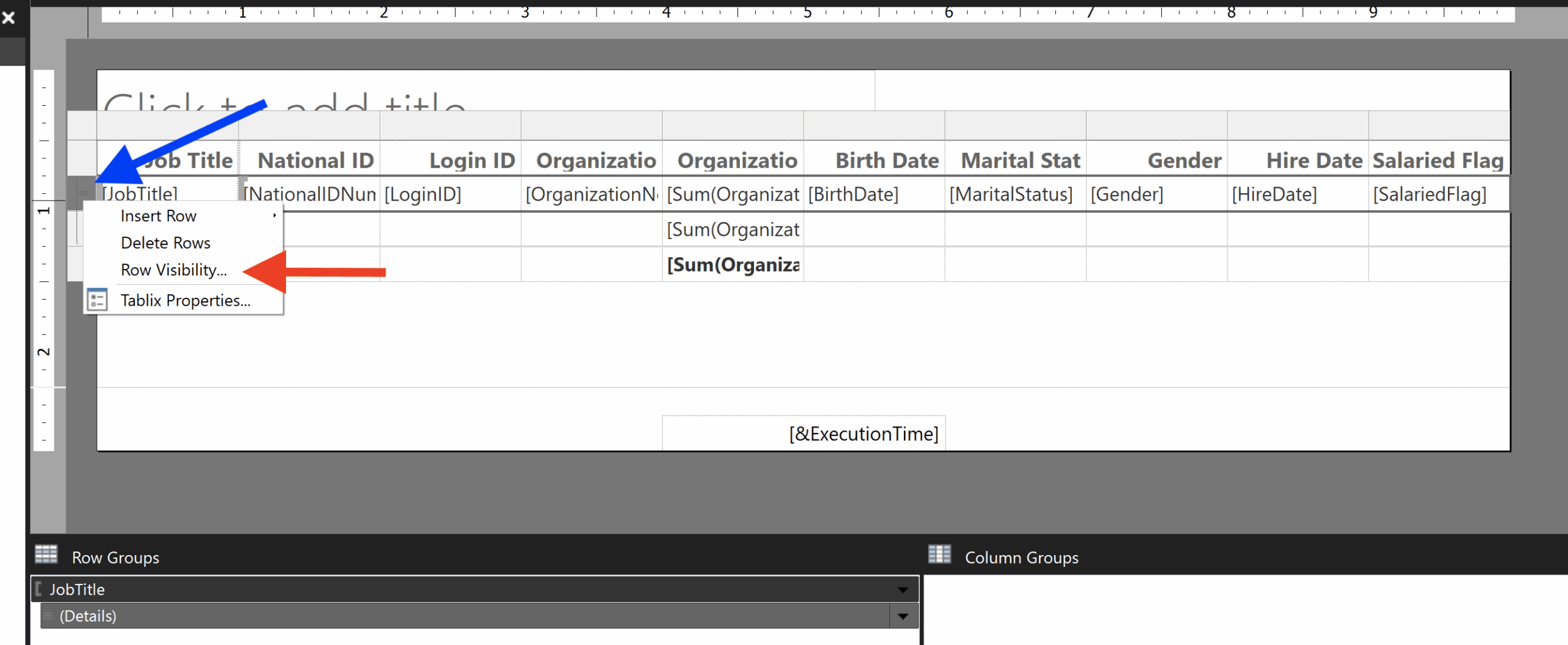 Ssrs Column Chart Spacing