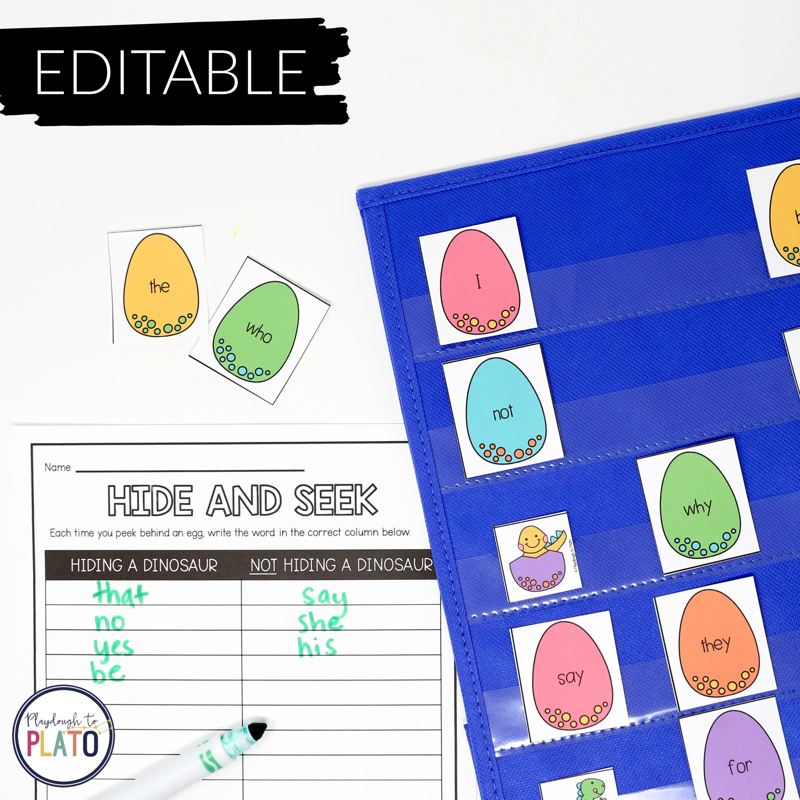 Pocket Chart 6 Columns