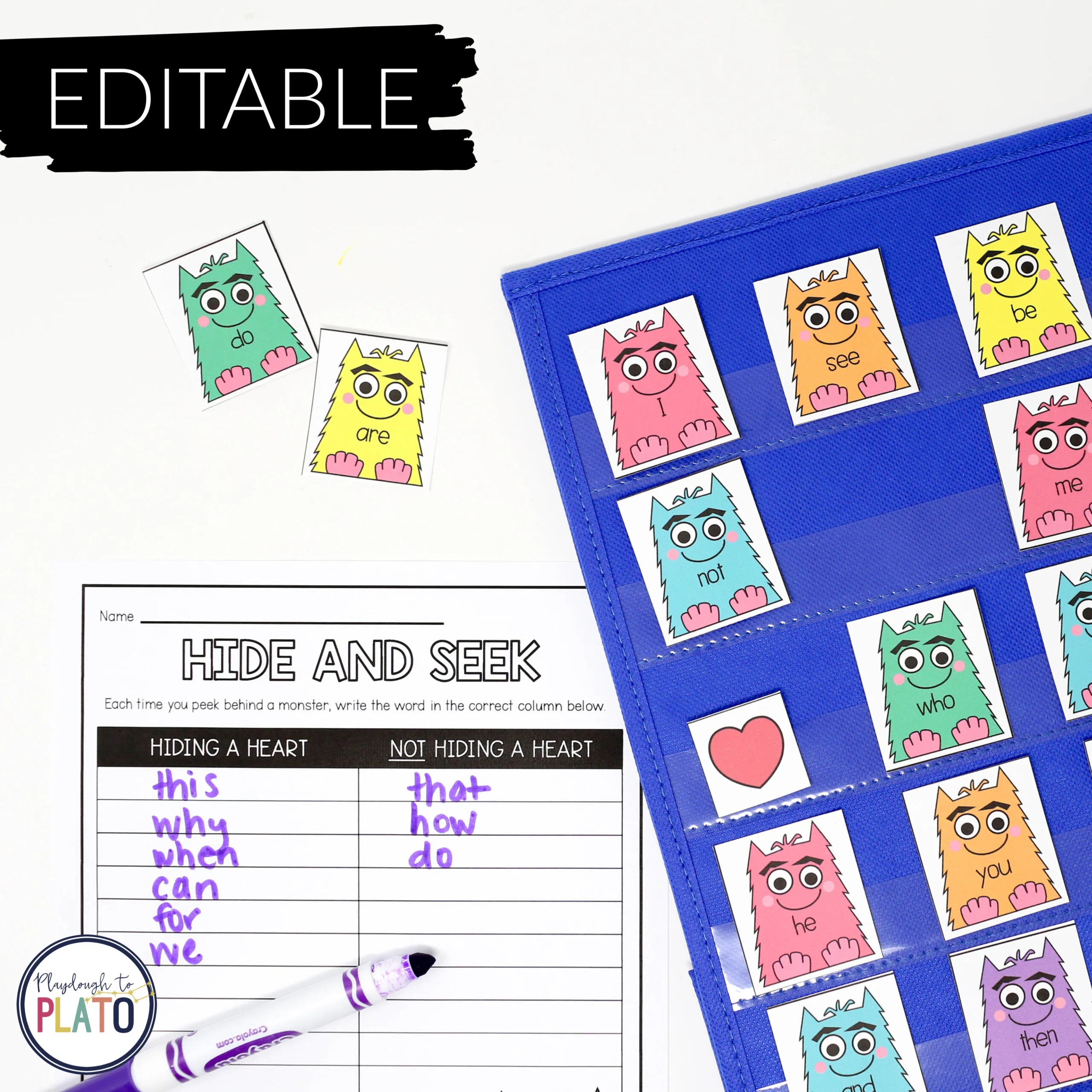 5 Column Pocket Chart