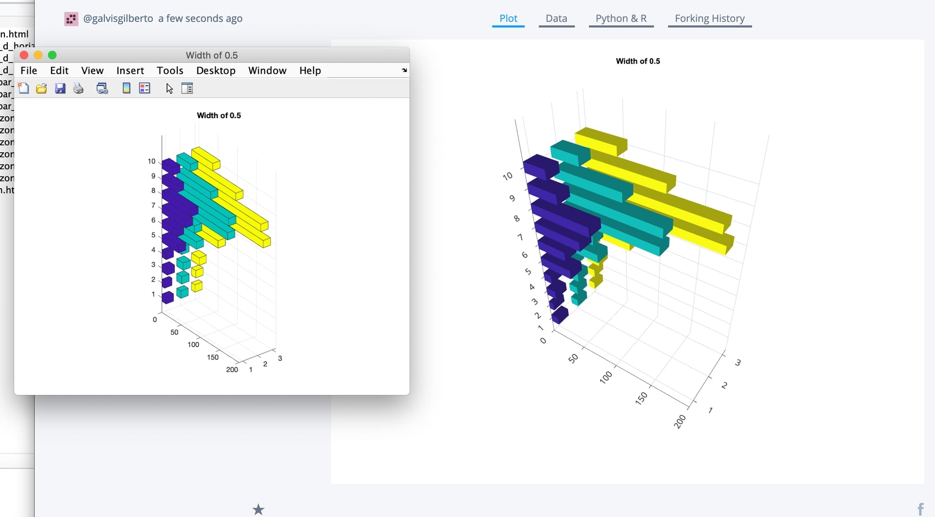 Horizontal 3 D Bar Graphs With MATLAB And Fig2plotly Plotly For MATLAB Plotly Community Forum