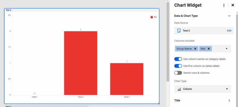 How Do I Select Which Data From A Report To Use For A Chart Smartsheet Community