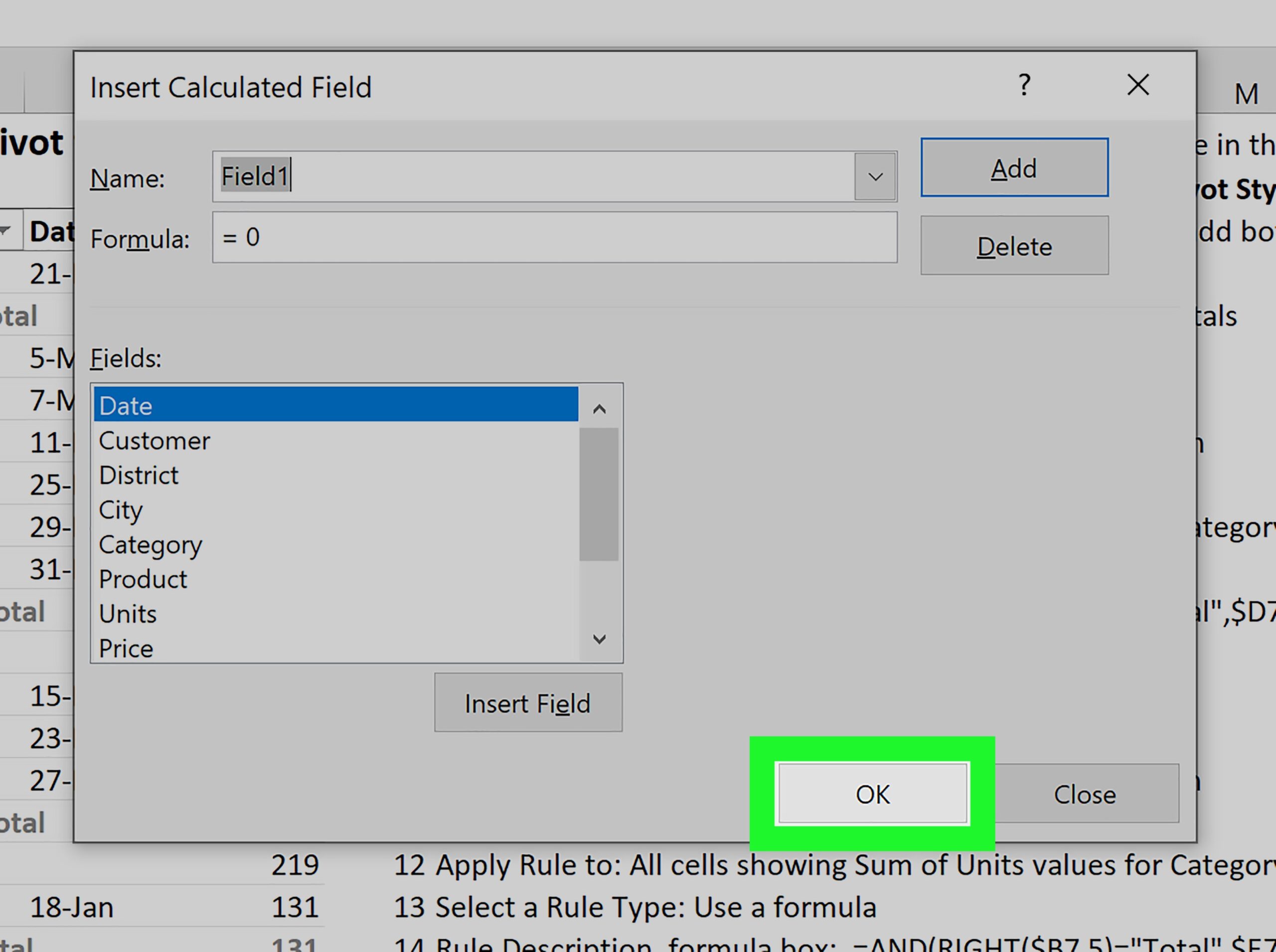 How To Add A Column In A Pivot Table Microsoft Excel Guide