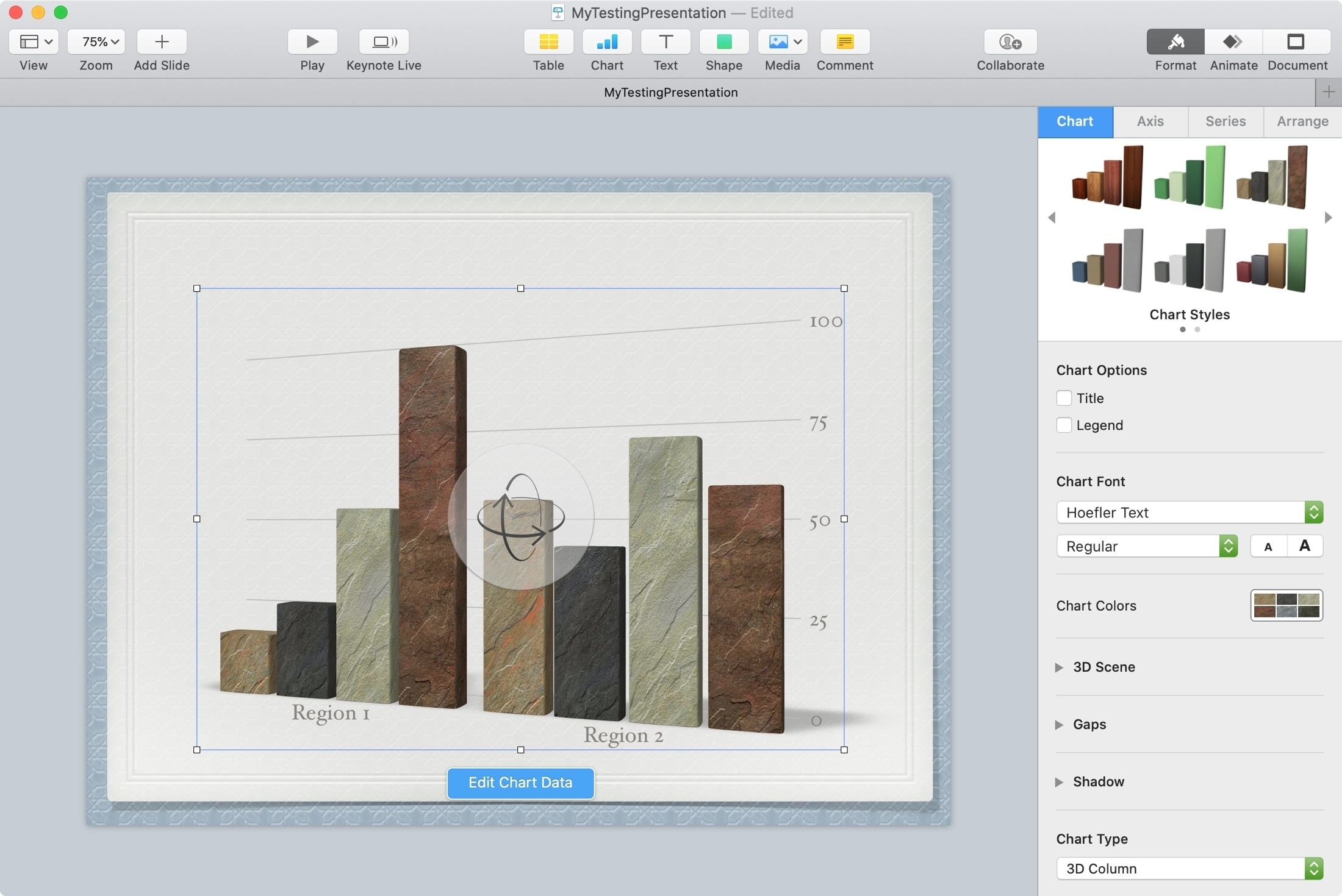 How To Add Charts To Keynote Slides On Mac IPad U0026 IPhone