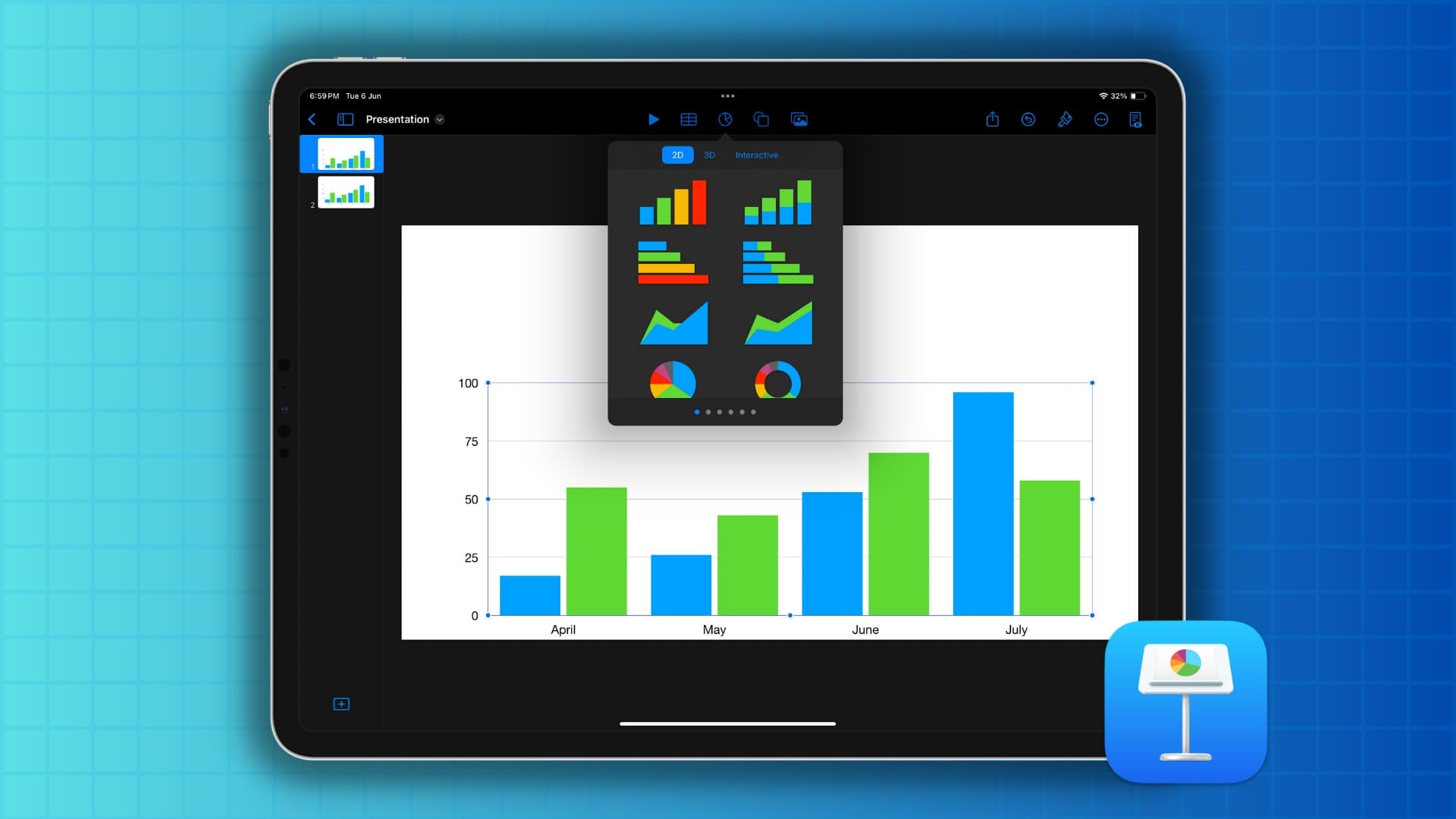 How To Add Charts To Keynote Slides On Mac IPad U0026 IPhone