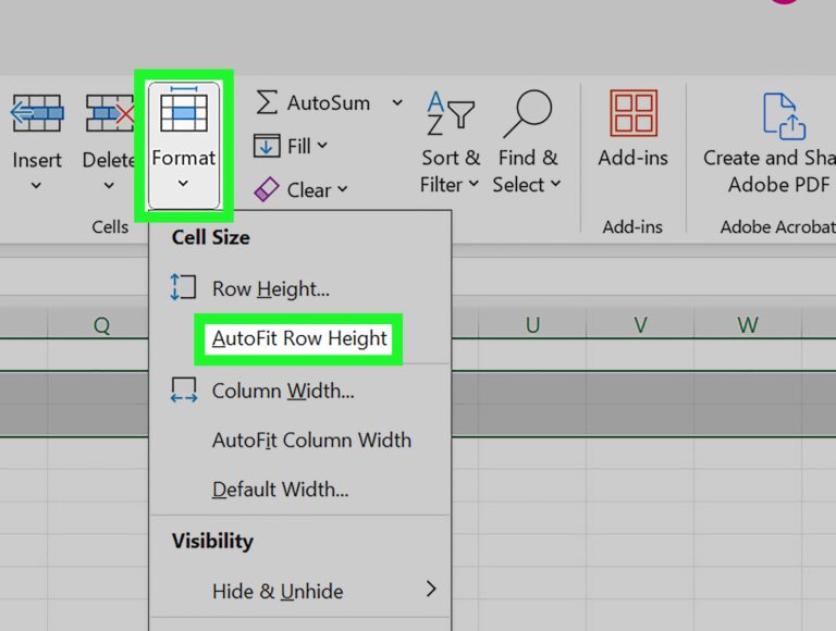 How To Adjust Cell Size In Excel Resizing Merging U0026 More