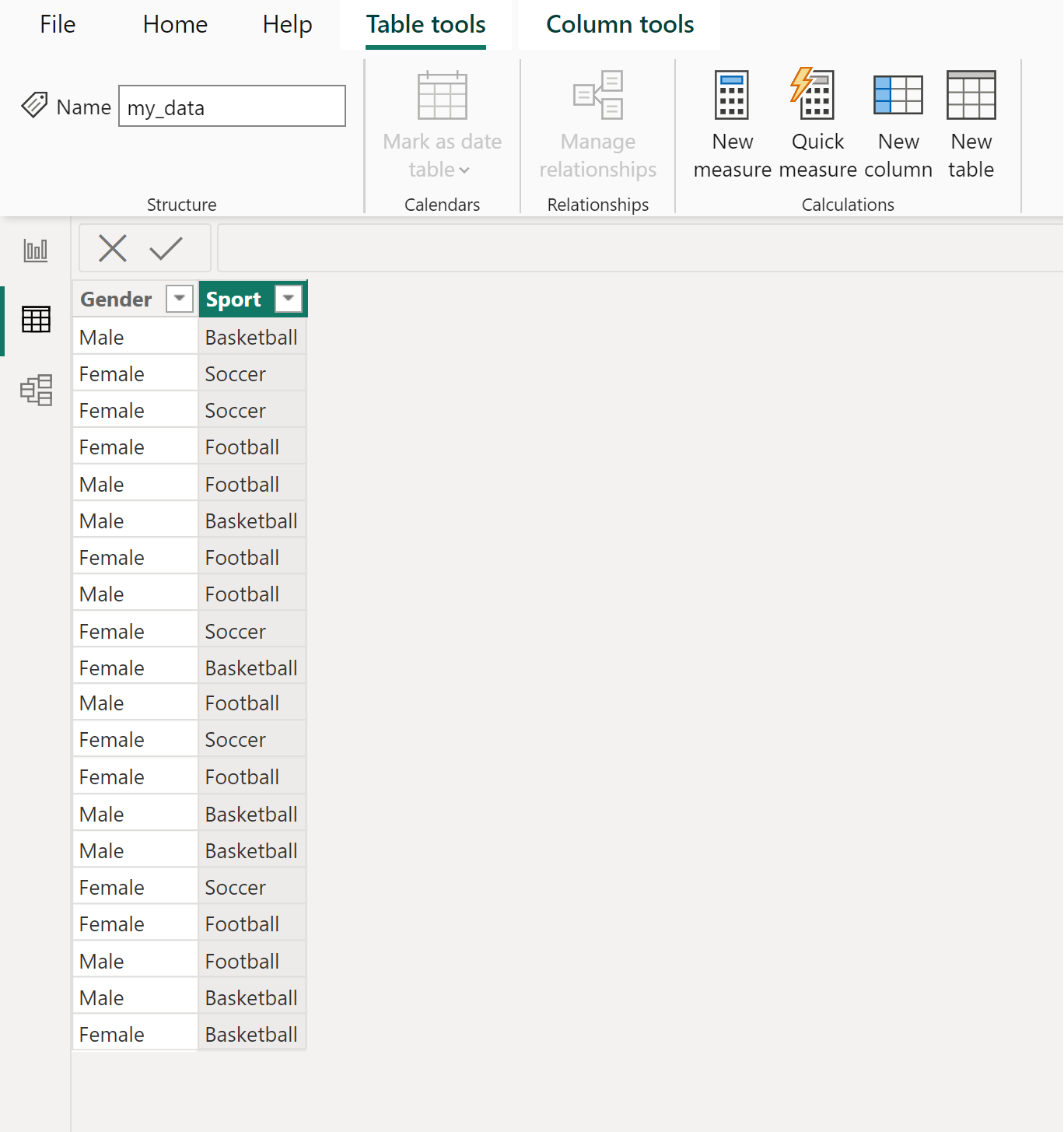 Insert A Stacked Column Chart
