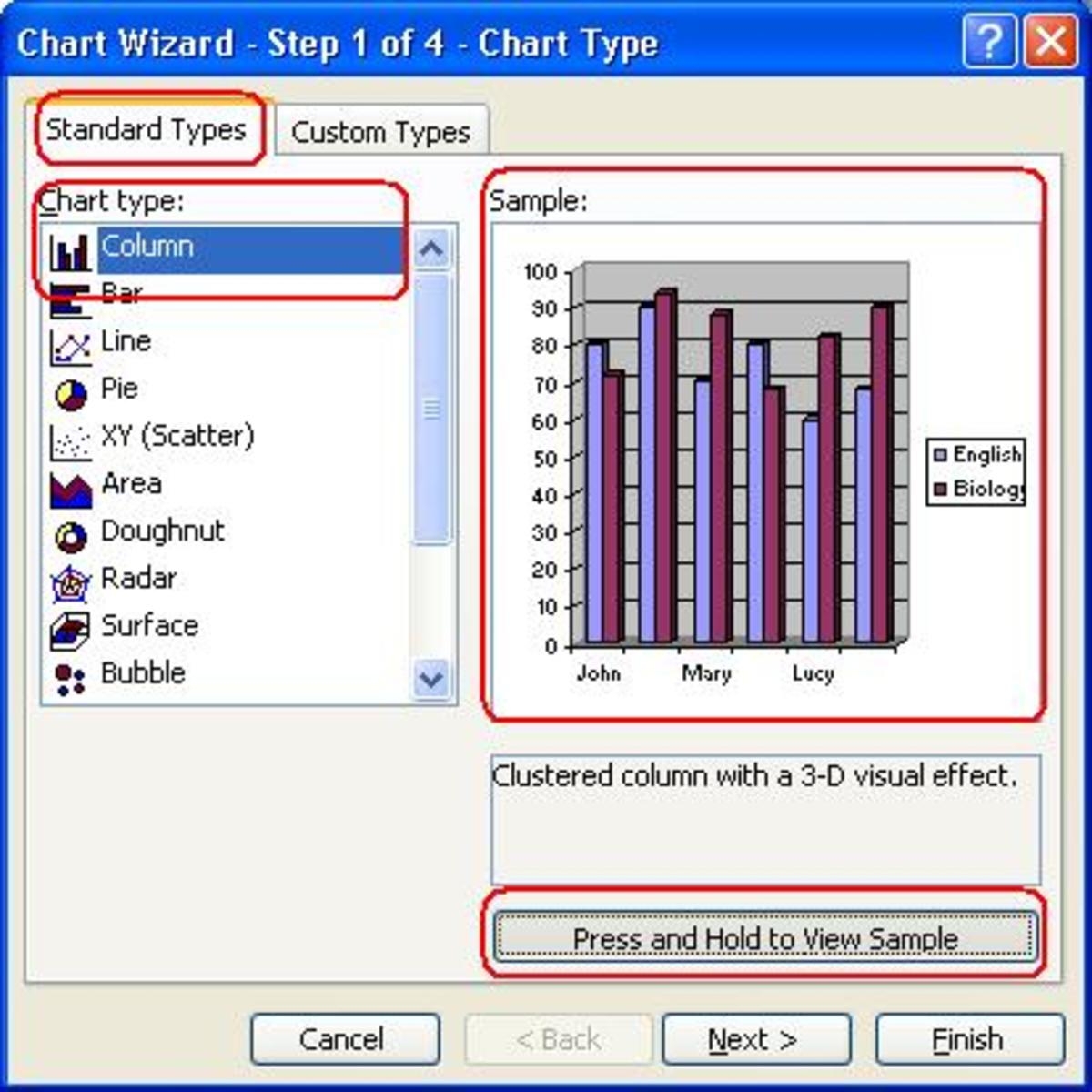 How To Create Charts In Microsoft Office Excel 2003 HubPages