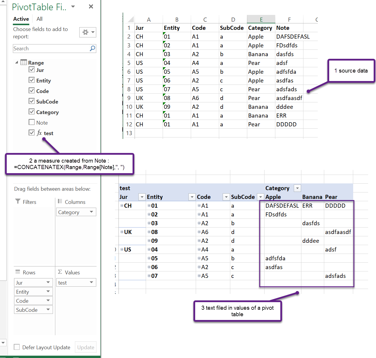 How To Display Text Field no Calcualtion To A Pivot Table As Value Question U0026 Answer Amazon QuickSight Community