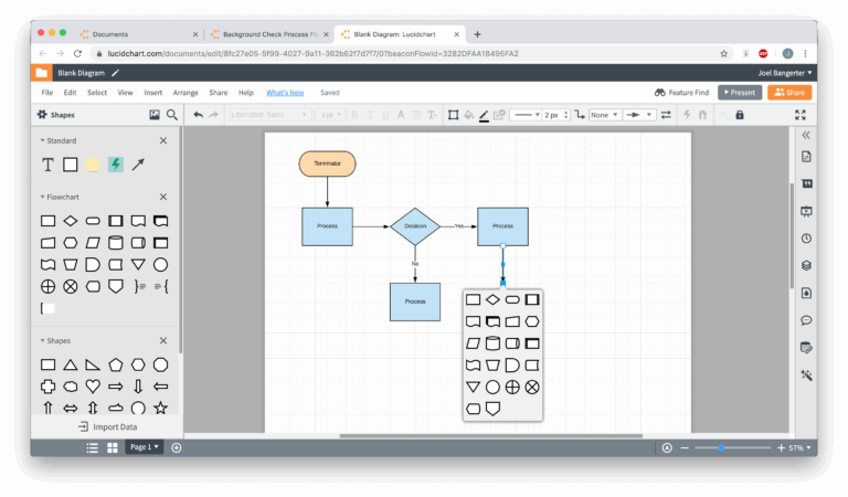 How To Make A Flowchart In Excel Lucidchart