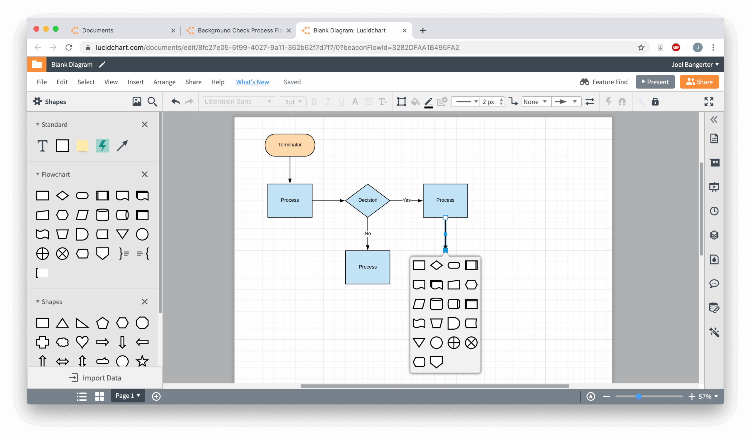 How To Make A Flowchart In Excel Lucidchart