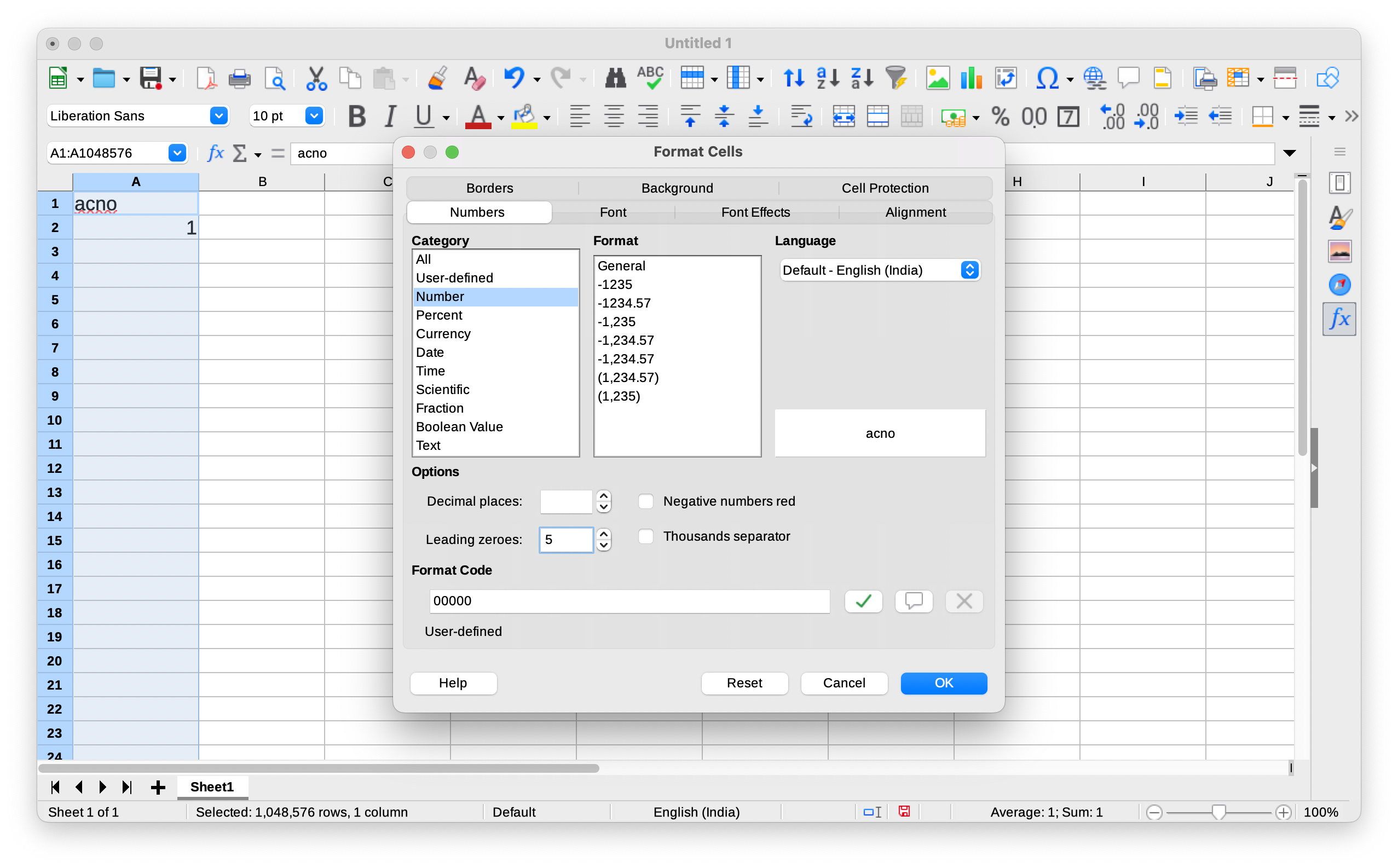 Column And Line Chart In Openoffice