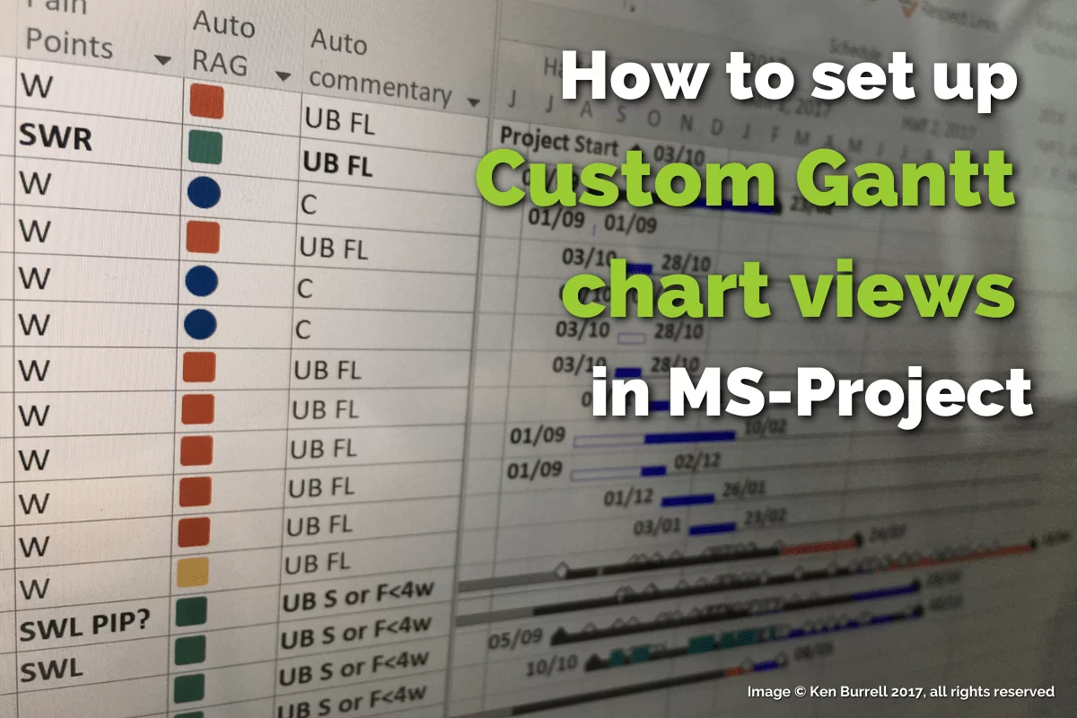 Ms Project Change Gantt Chart Column