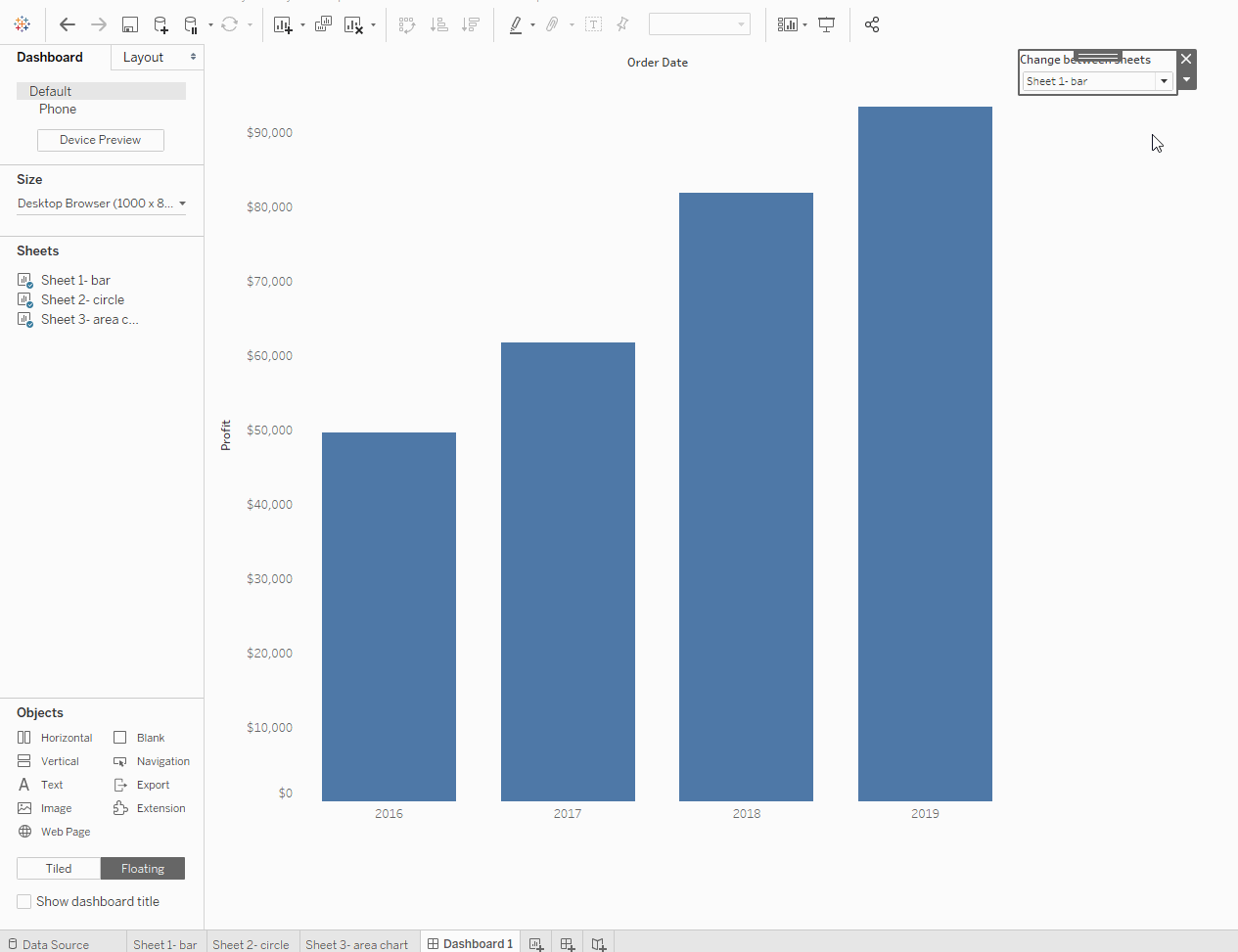 Resize Column Width Charts Tableau