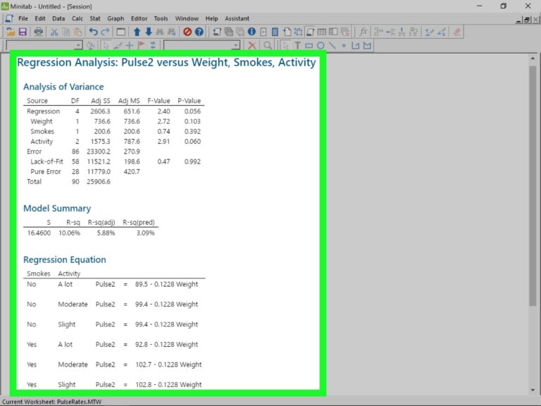 How To Use Minitab with Pictures WikiHow