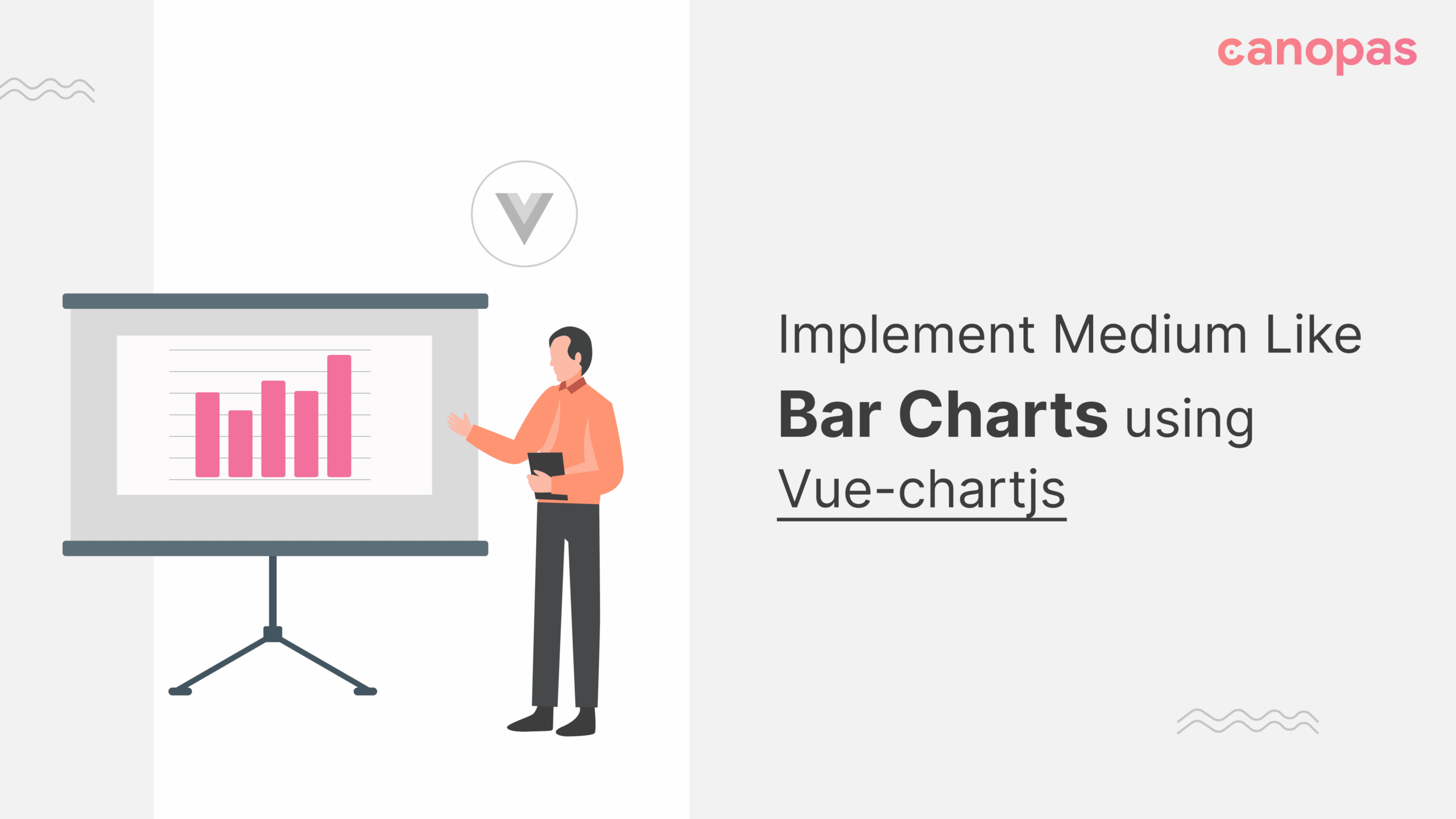 Implement Medium Like Bar Charts Using Vue chartjs