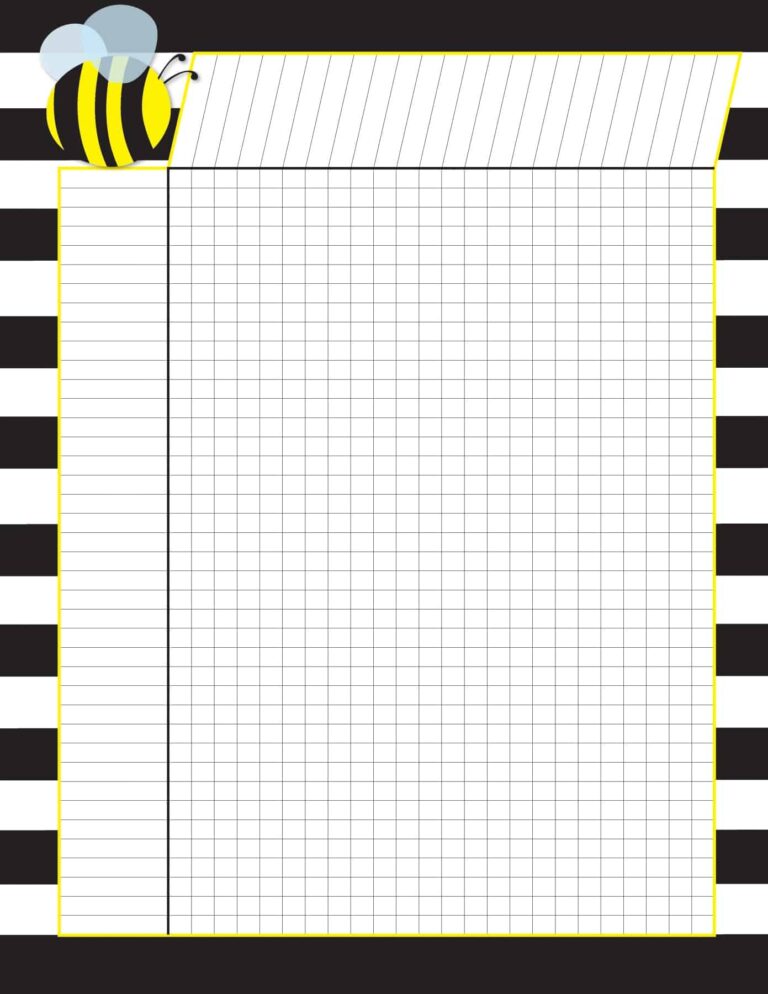 Incentive Chart Wide Stripes 40 Rows U0026 24 Columns Barker Creek Publishing