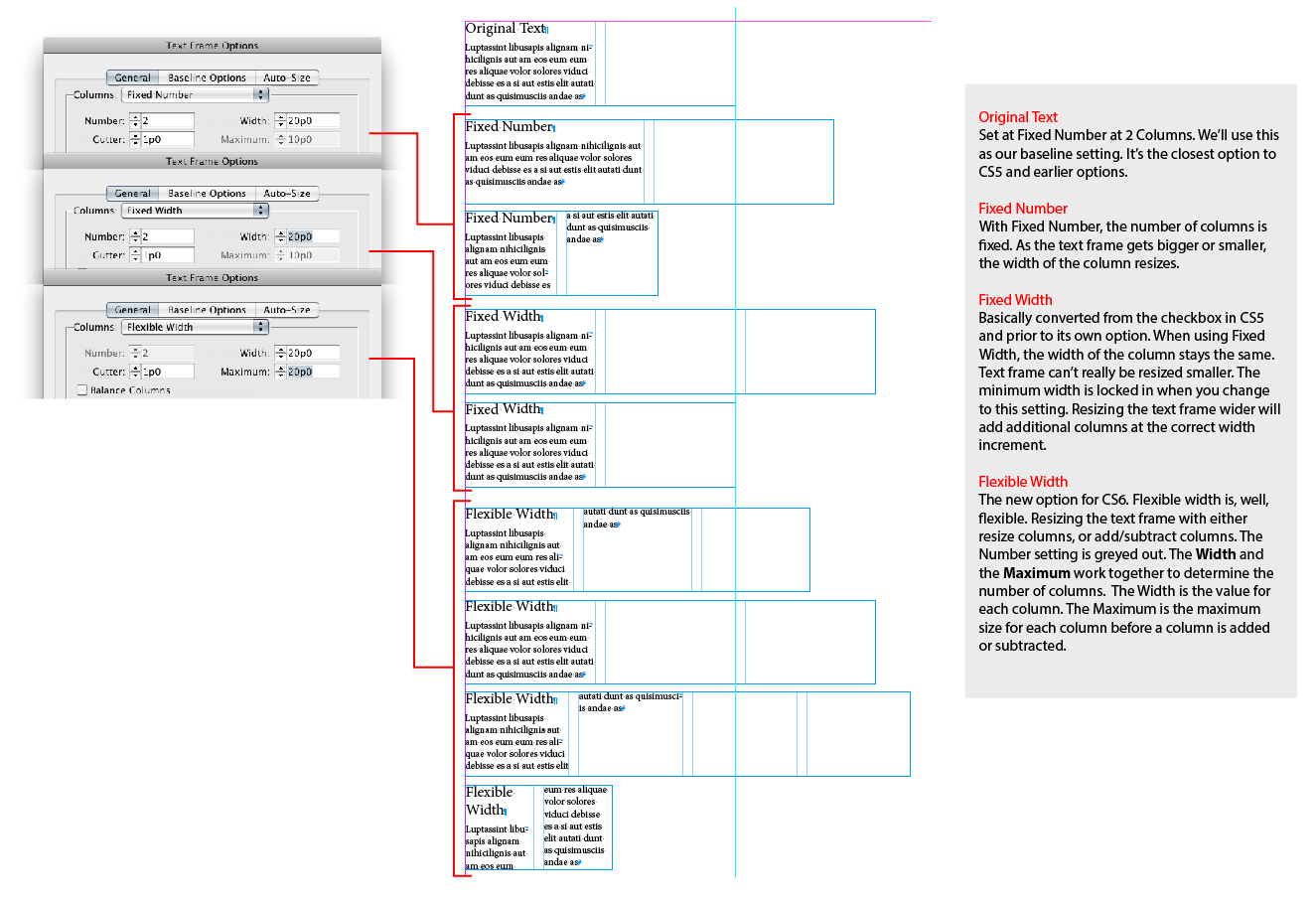 InDesign CS6 Flexible Width Text Columns Tiny Tutorials Adobe Classroom