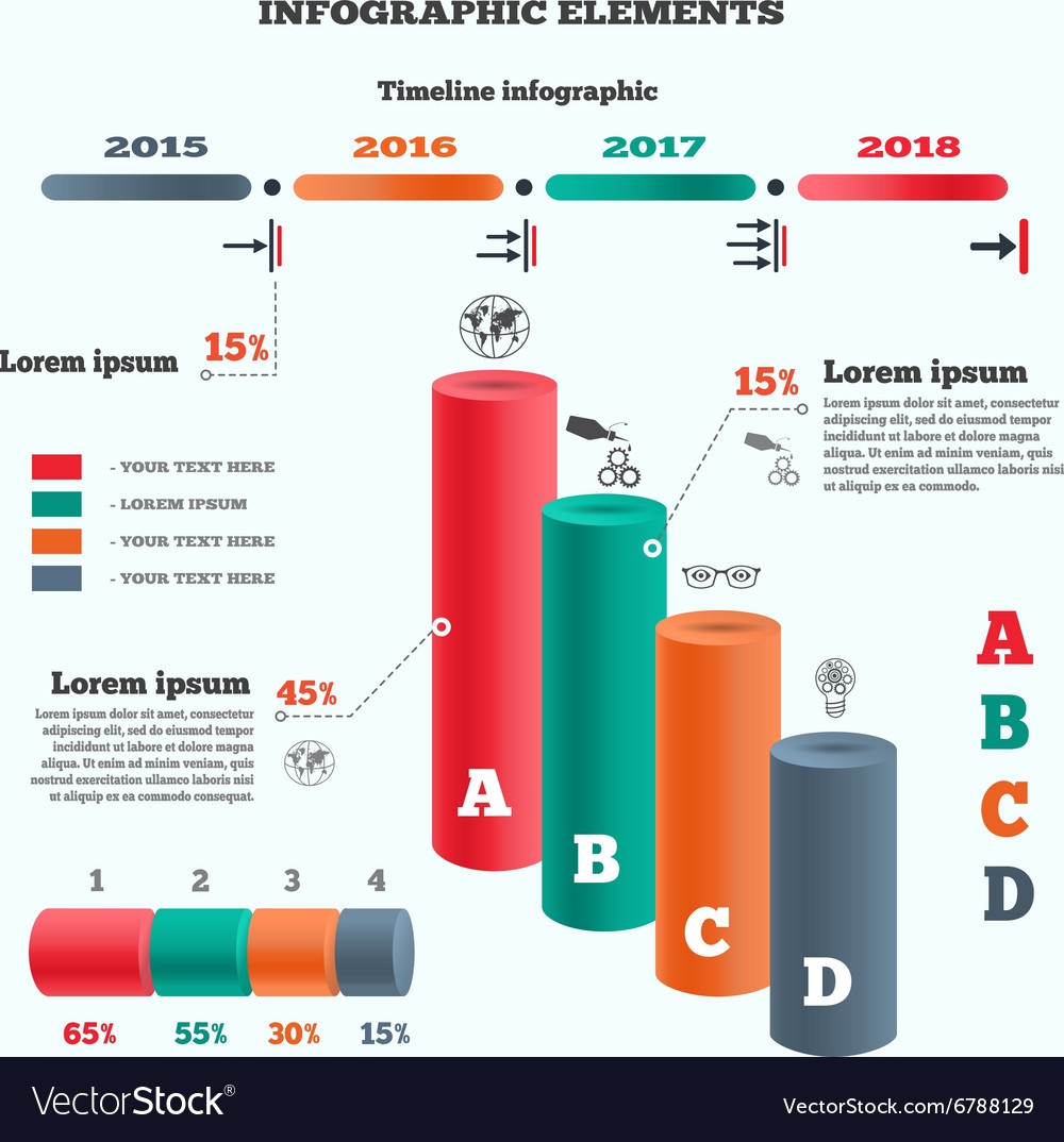 Column Infographic Charts