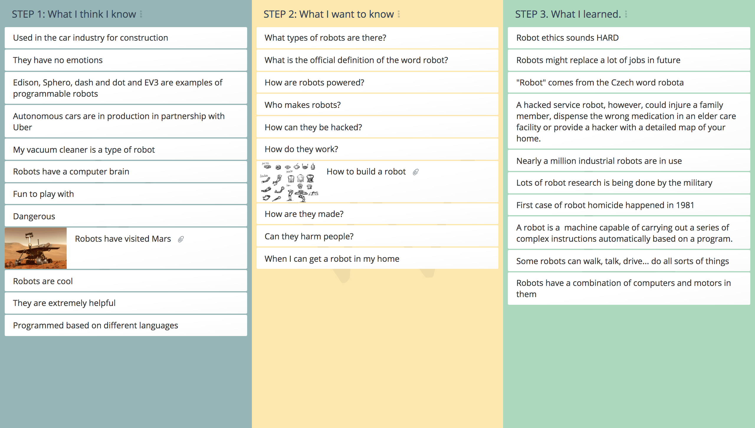 KWL Chart KWL Chart Template Online GroupMap
