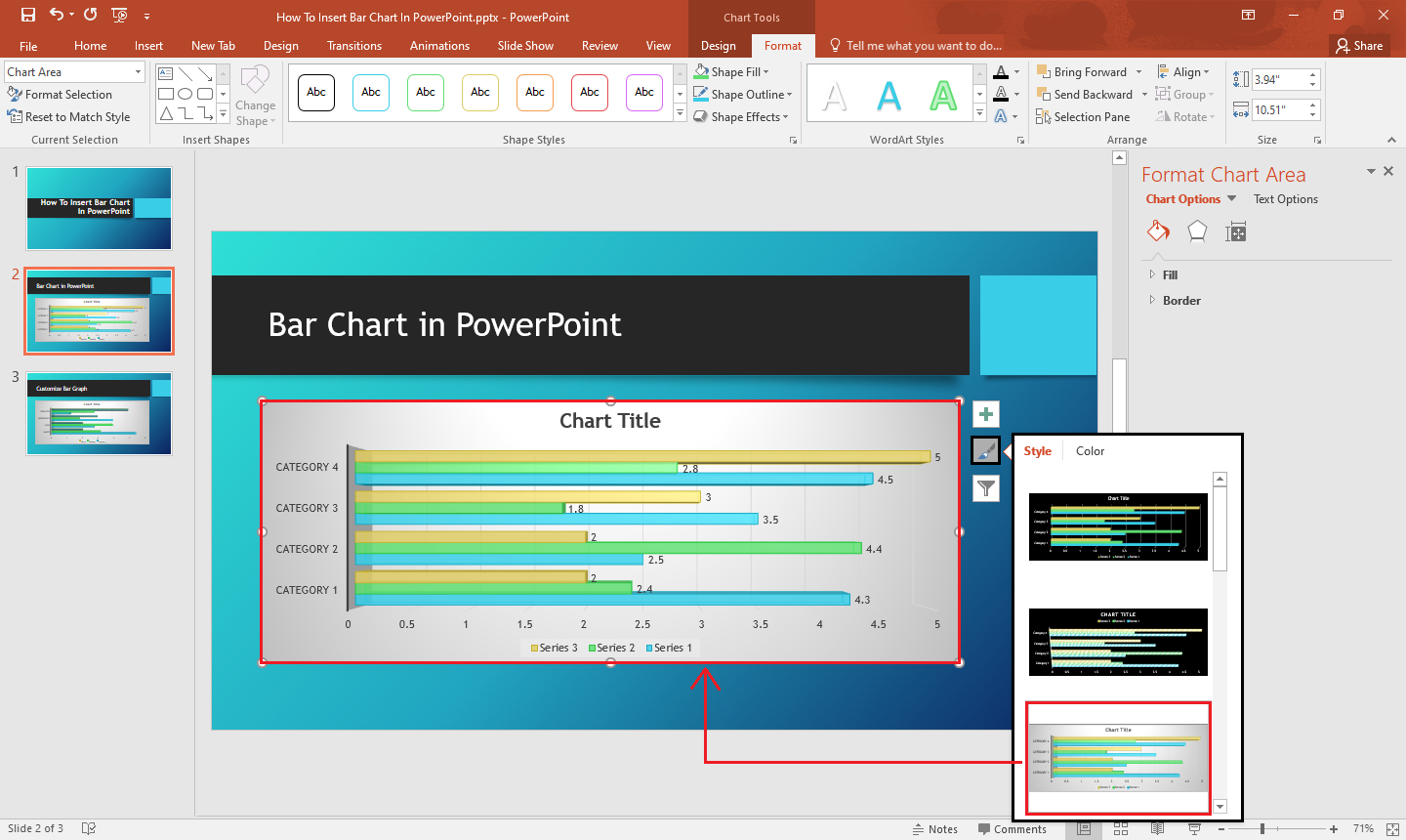 Powerpoint Clustered Stacked Column Chart