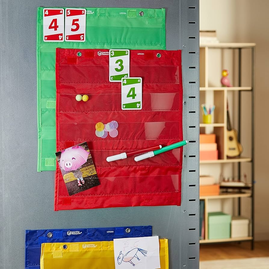 Learning Resources Magnetic Pocket Chart Squares Set Of 4 