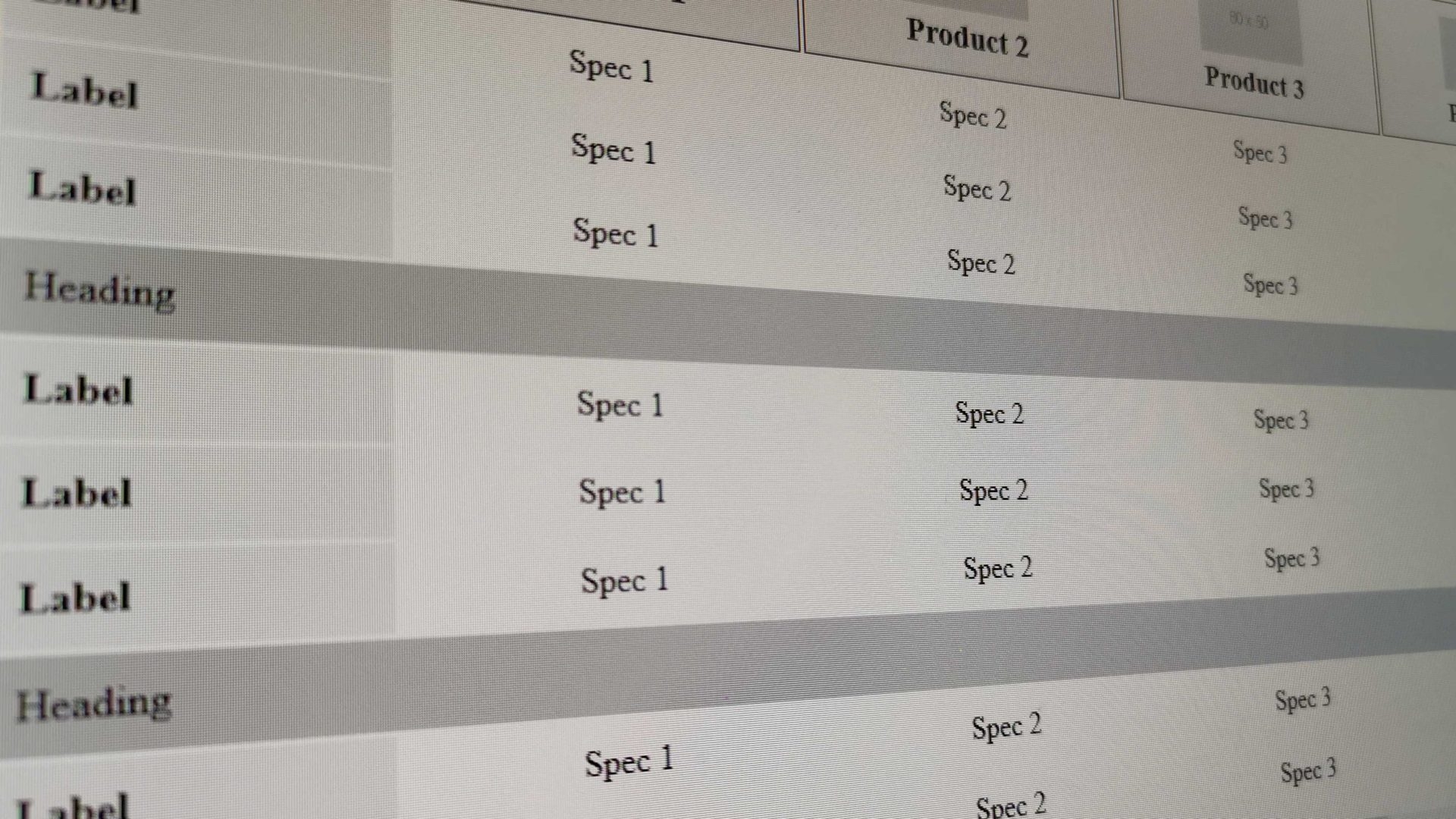 Look Ma No JS Creating A Responsive Product Comparison Table With Only HTML And CSS