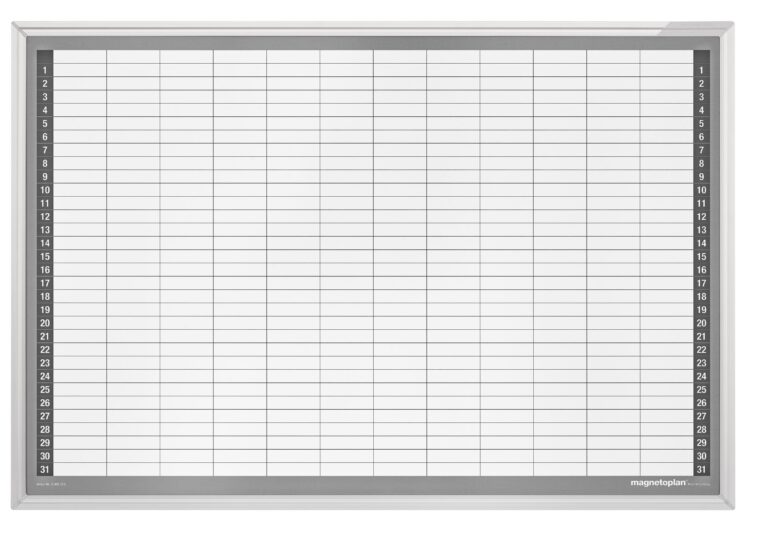 Magnetoplan Monatsplaner CC Querformat Magnetoplan english 