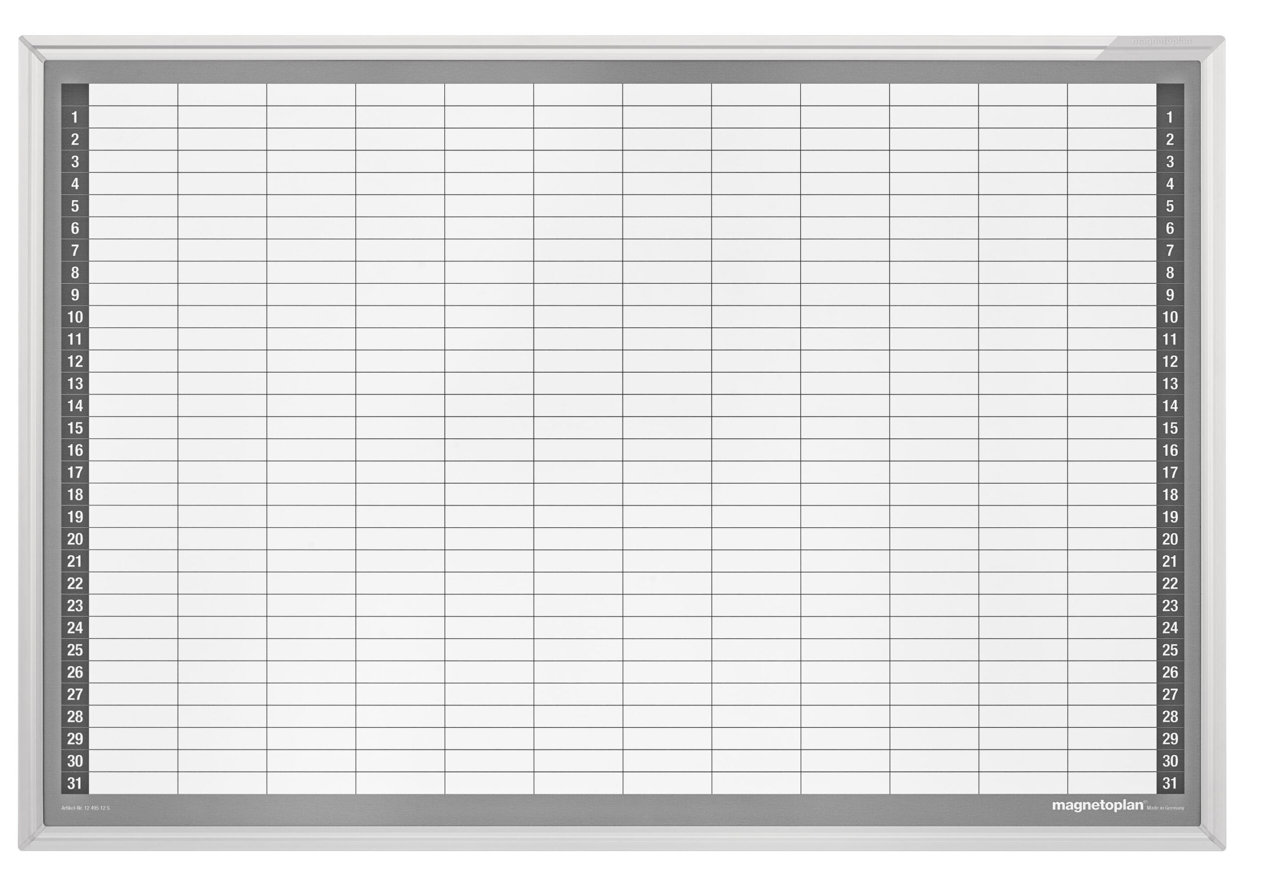 Magnetoplan Monatsplaner CC Querformat Magnetoplan english 