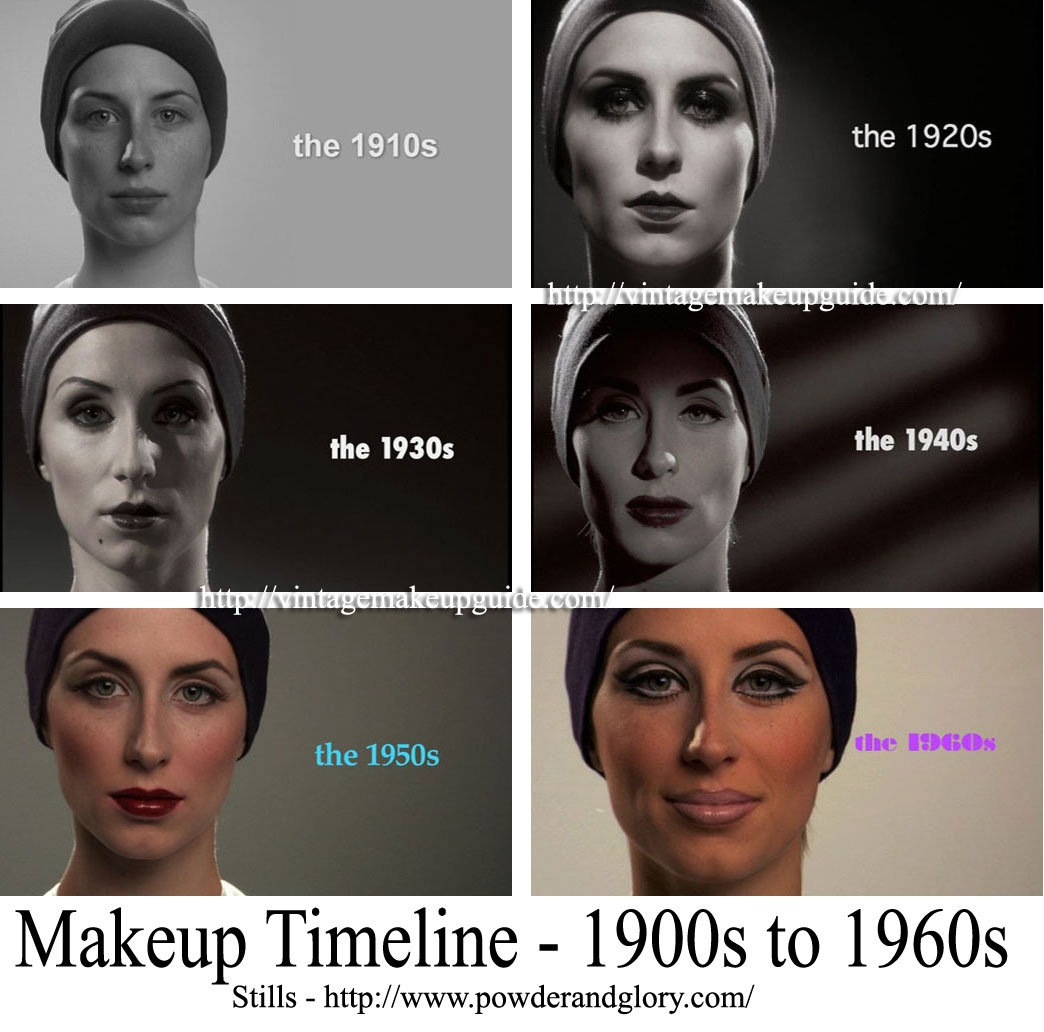 Makeup Timeline 1900 To 1960s Vintage Makeup Guides