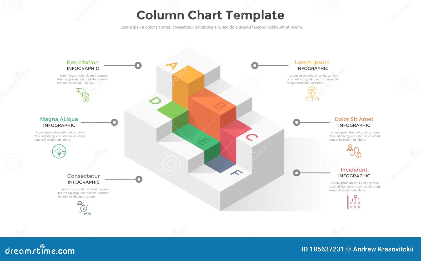 Modern Infographic Template Stock Vector Illustration Of Layout Development 185637231