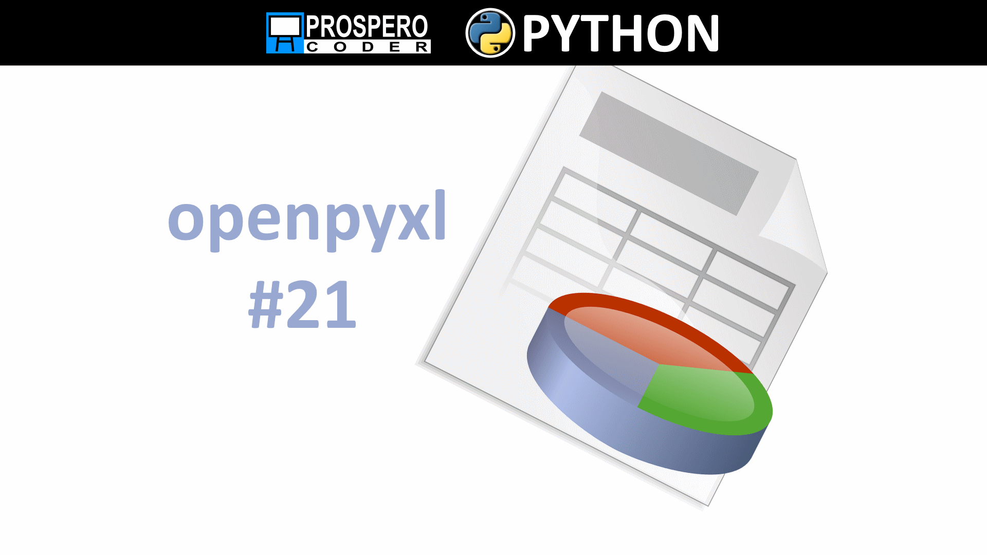 Openpyxl Part 21 3D Charts Prospero Coder