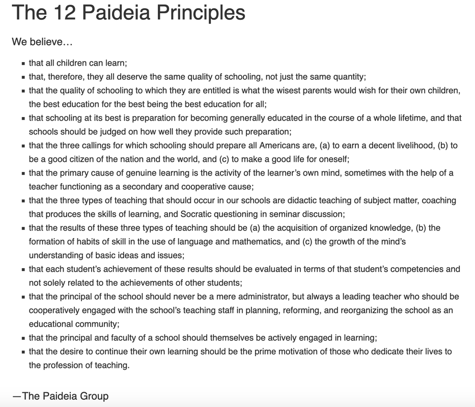 Overview Of Paideia Model History Education At ECU