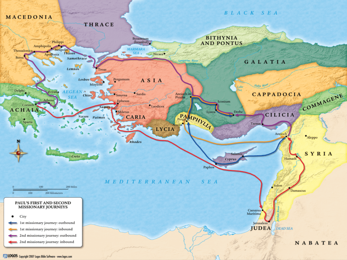 Paul s First And Second Missionary Journeys UnderstandChristianity