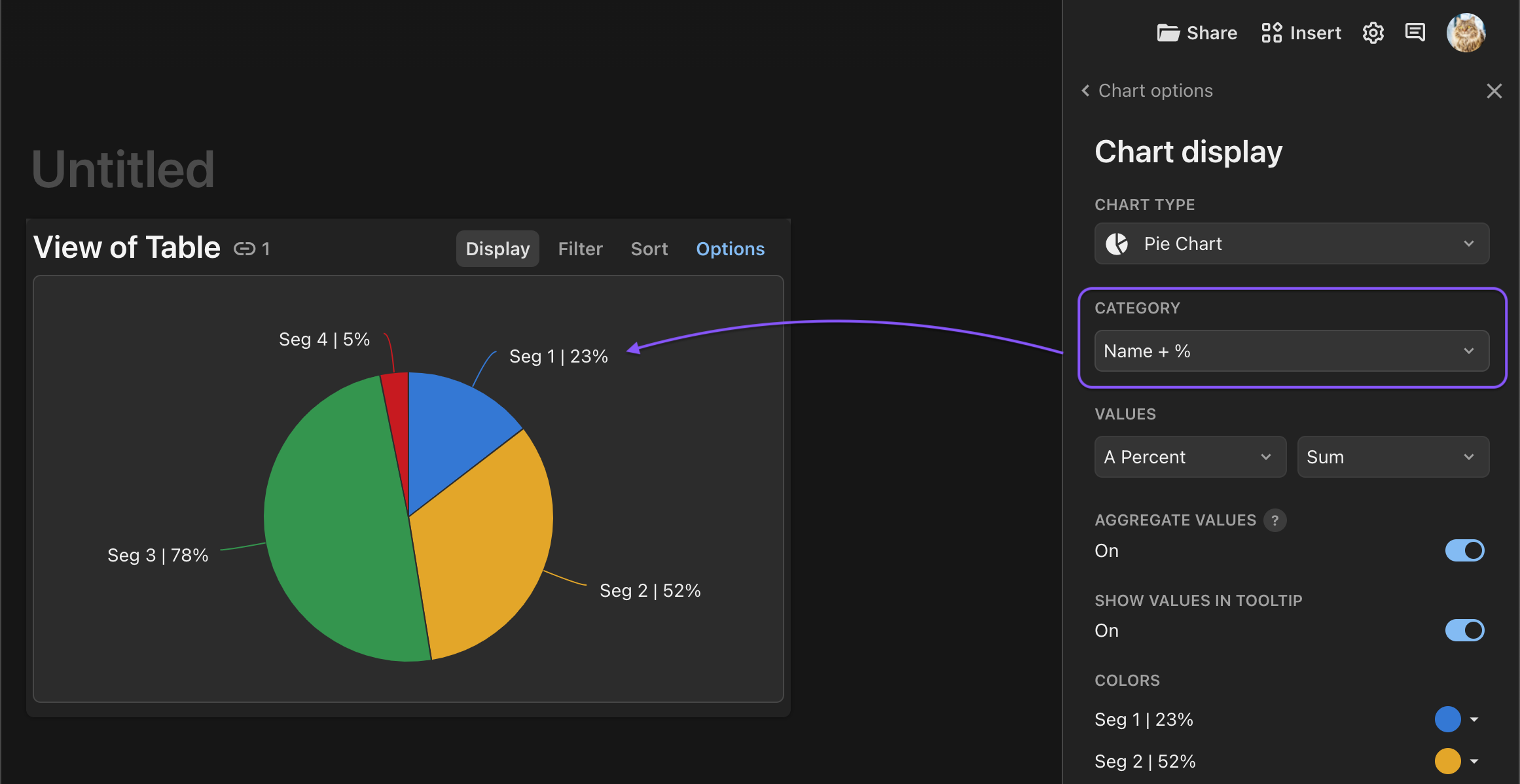 Pie Chart Custom Label Questions Coda Maker Community