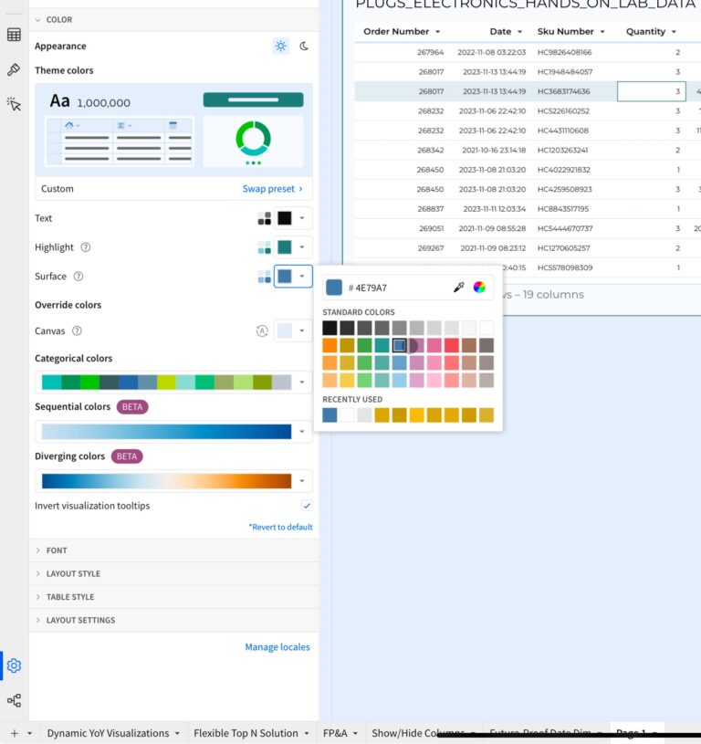 Pivot Table Formatting Ideas Sigma Community