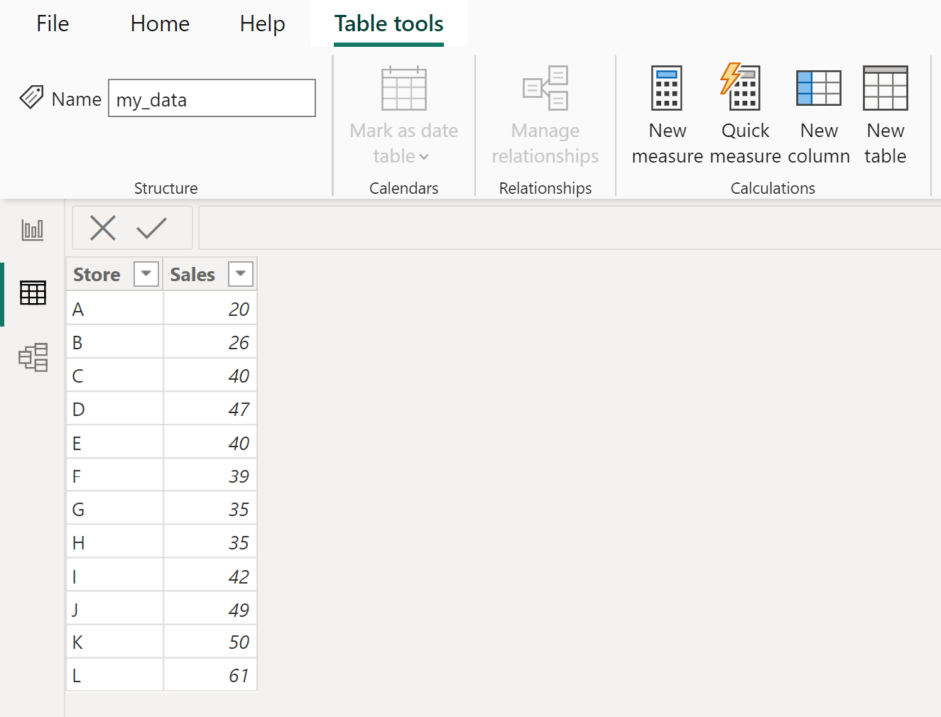 Power BI How To Change Column Width In Table