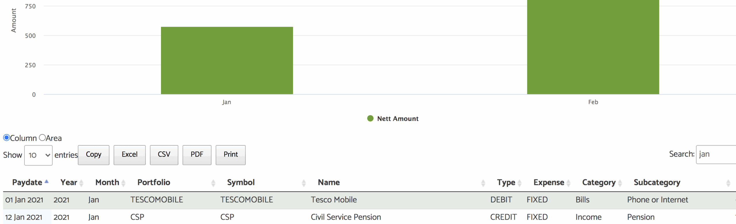 Problem Updating Highcharts In Response To Change In Datatable DataTables Forums