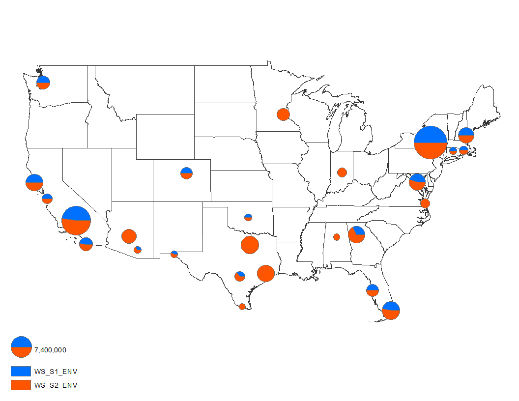 Python Making Spatial Pie Chart Using Two Columns In GeoPandas Geographic Information Systems Stack Exchange