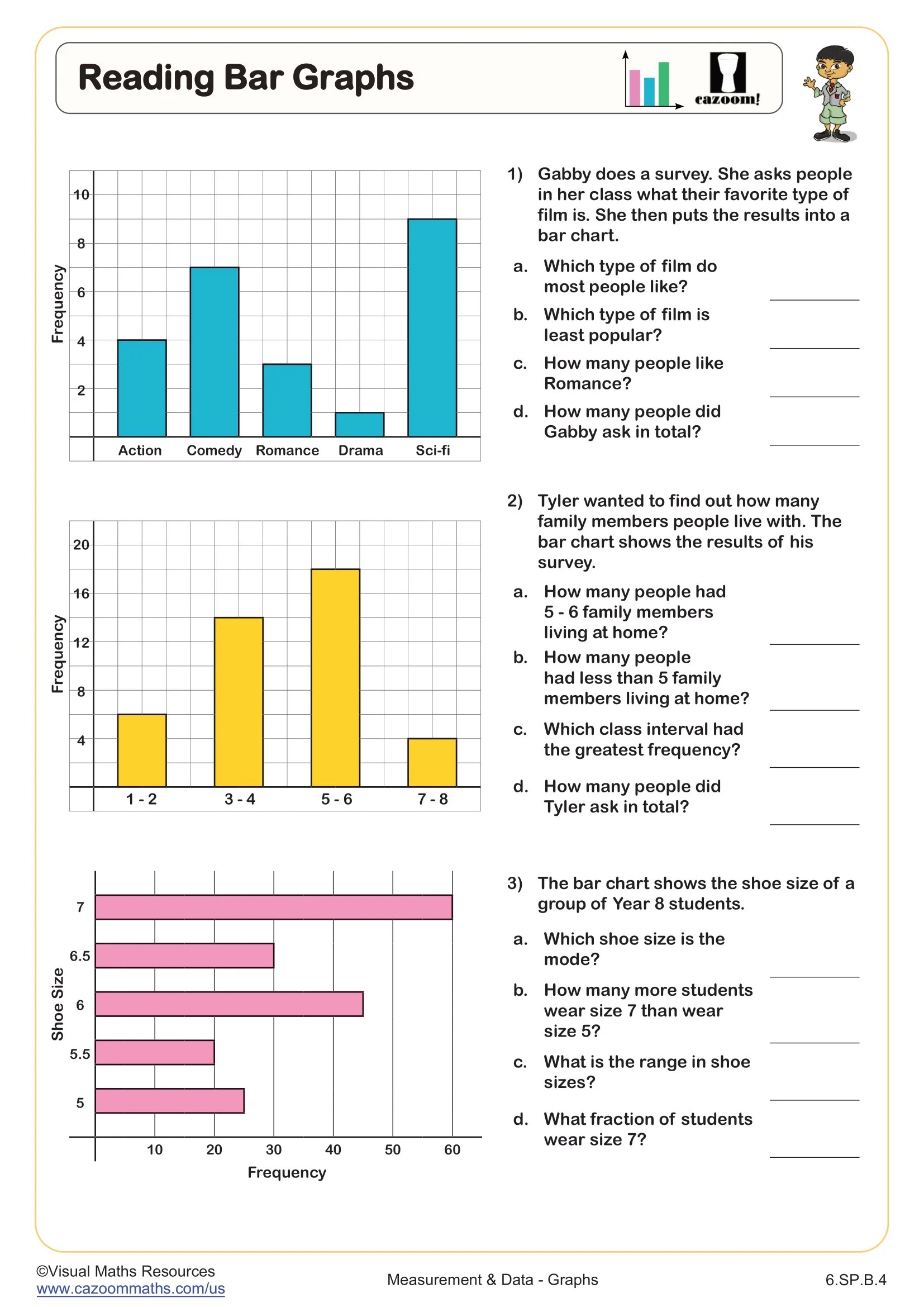 Three Column Chart Worksheet