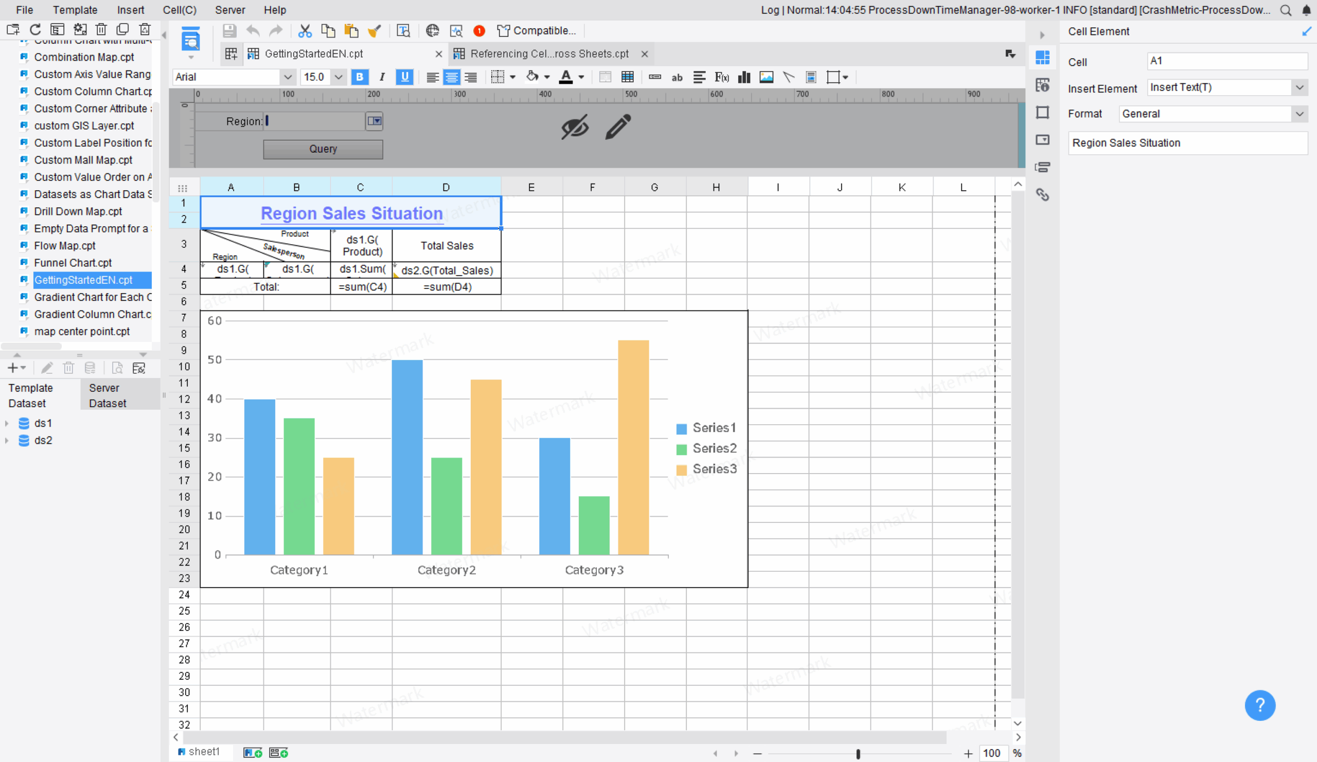 Referencing Cell Data Across Sheets FineReport Help Document