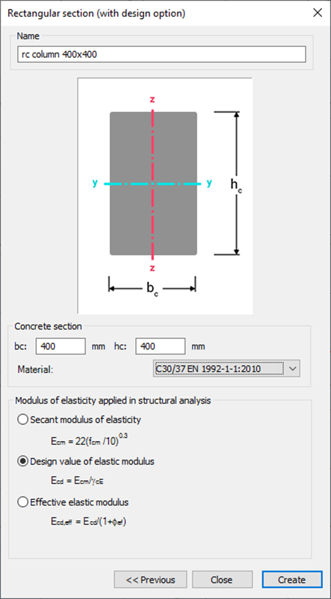 Reinforced Concrete Column Design Overview Consteel