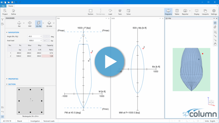 Reinforced Concrete Column Wall Pier U0026 Pile Design Software