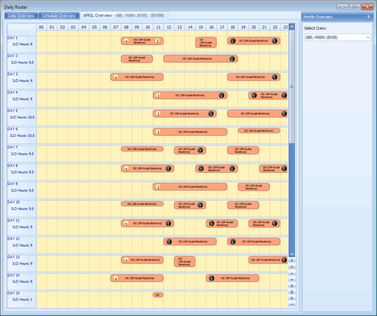 Roster Daily