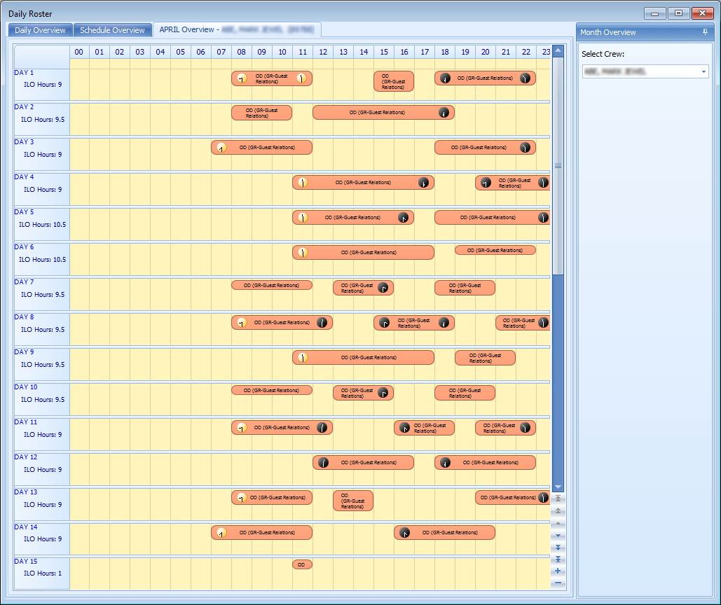 Roster Daily
