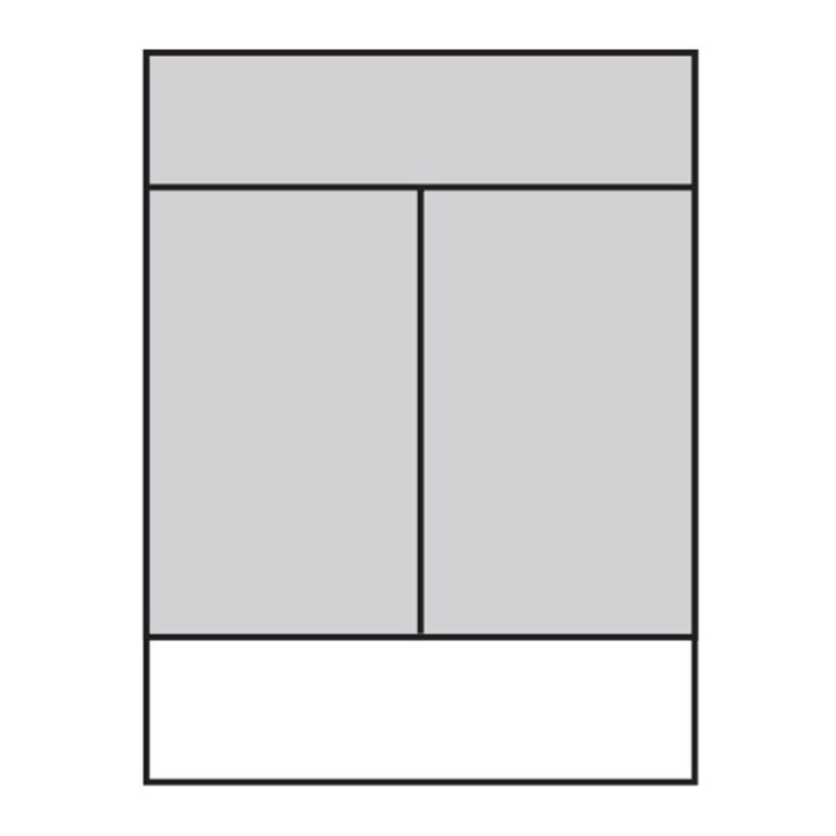 Scudo Fitted Modern Basin Unit 600mm