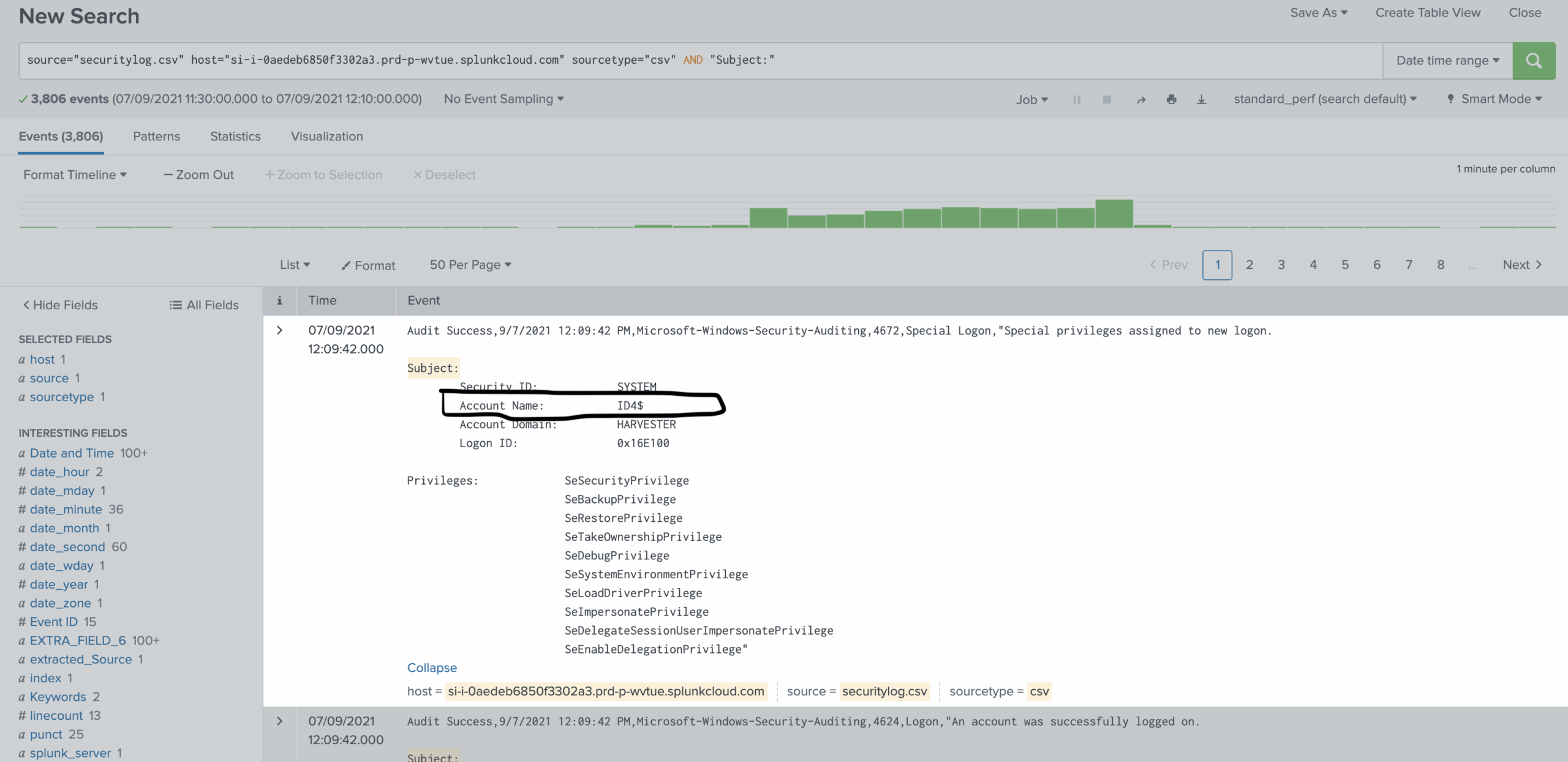 Search For Specific Patterns In Splunk Cloud Platform Stack Overflow
