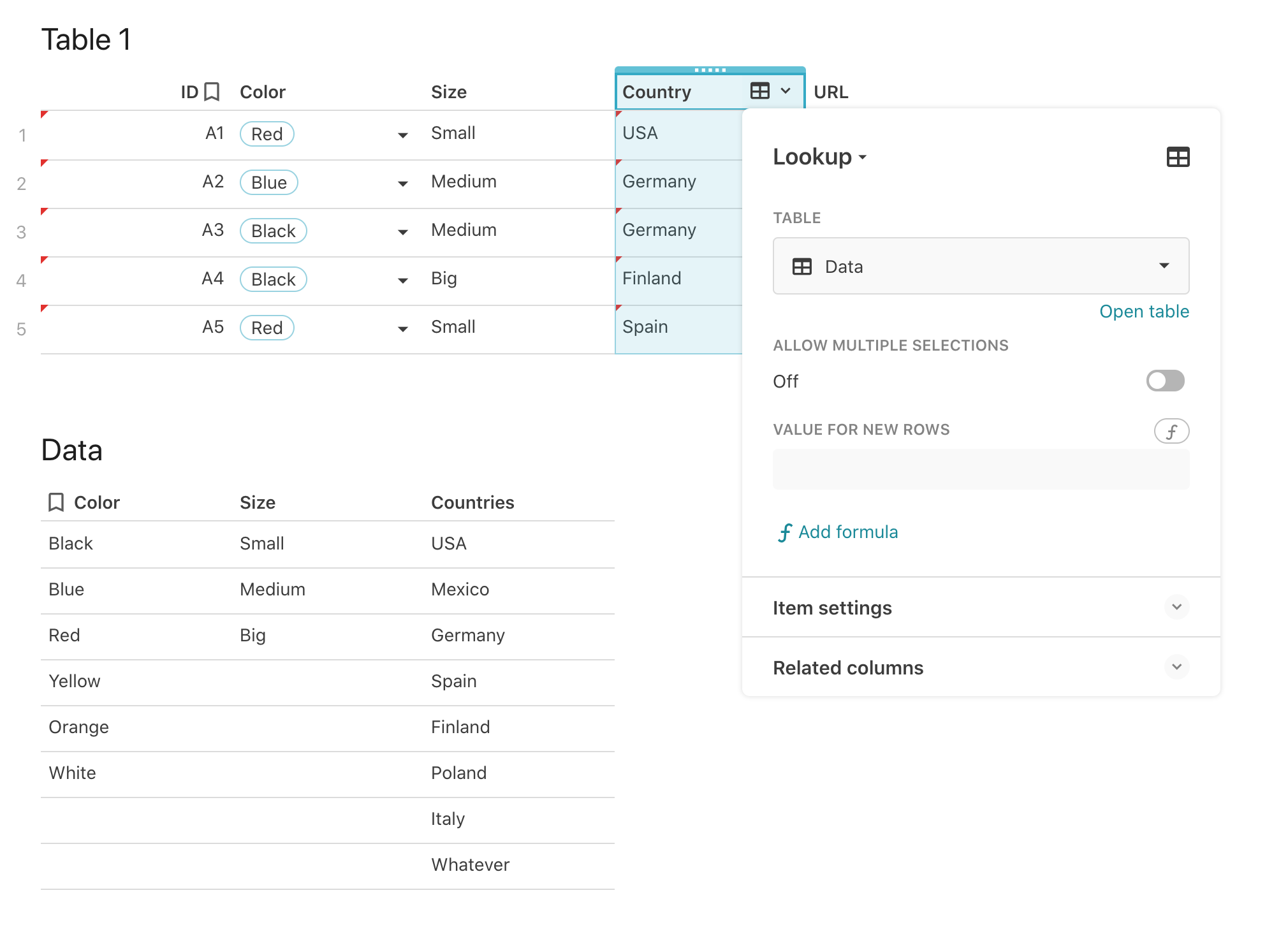 Two Seperate Columns Into One Chart