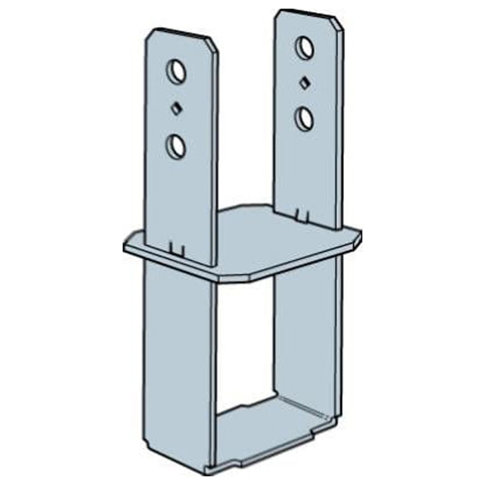 Simpson Strong Tie CB44 Galvanized Column Base For 4x4 Walmart 
