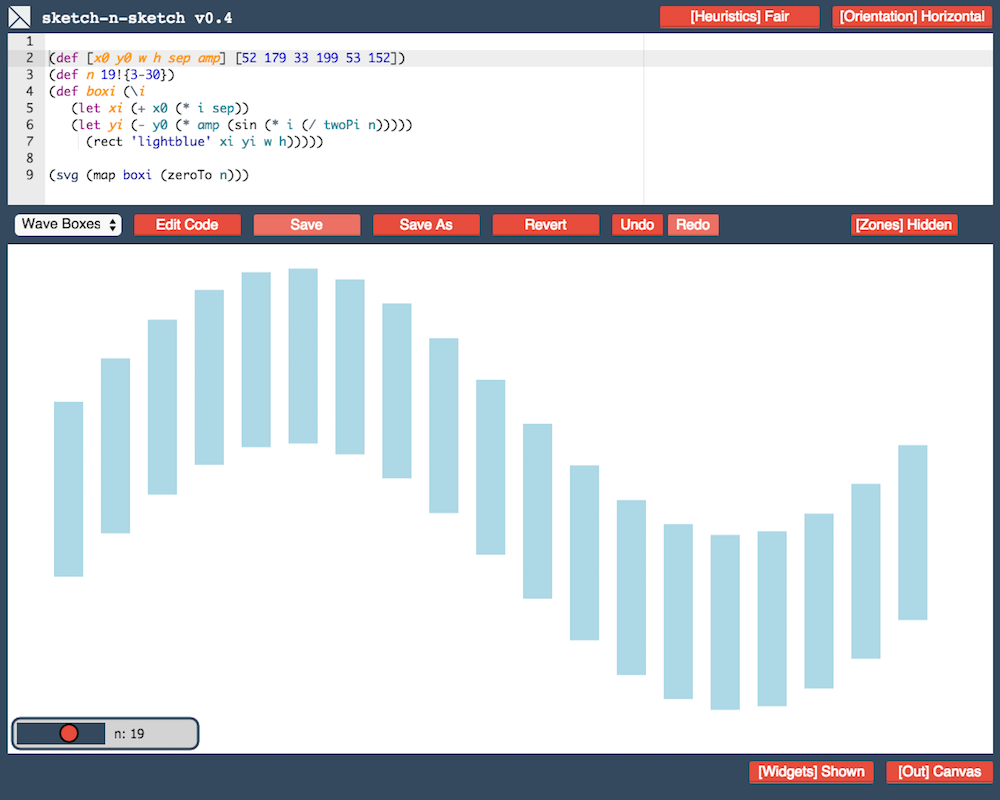 Sketch 5 Column Chart