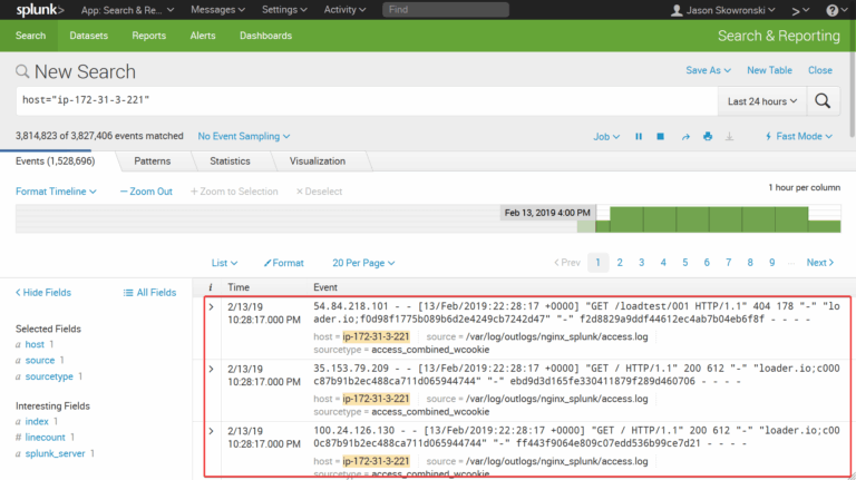 Splunk Cloud Vs Loggly 2019 Speed Test Loggly